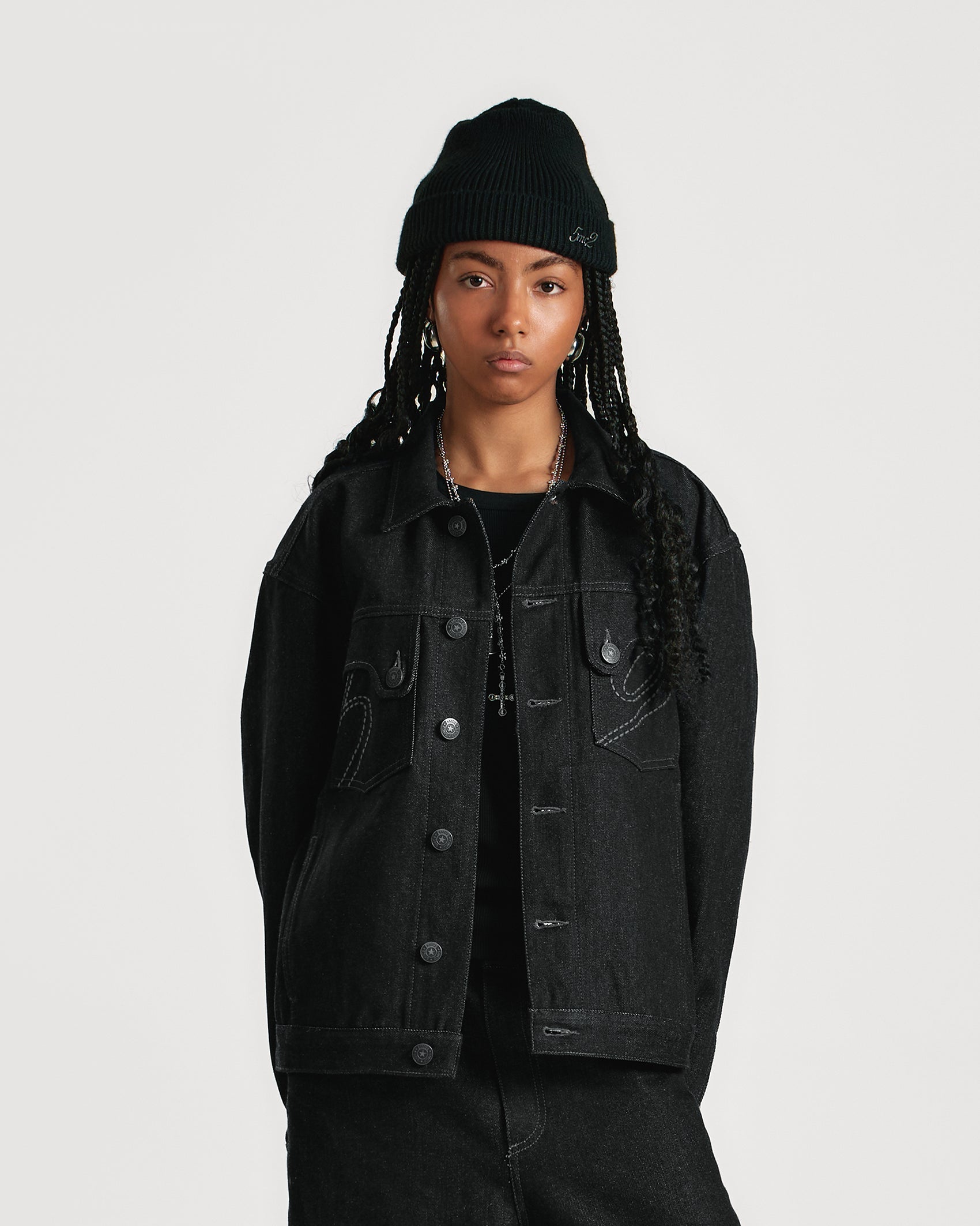 Graphite Raw Denim Jacket - 5mc2™