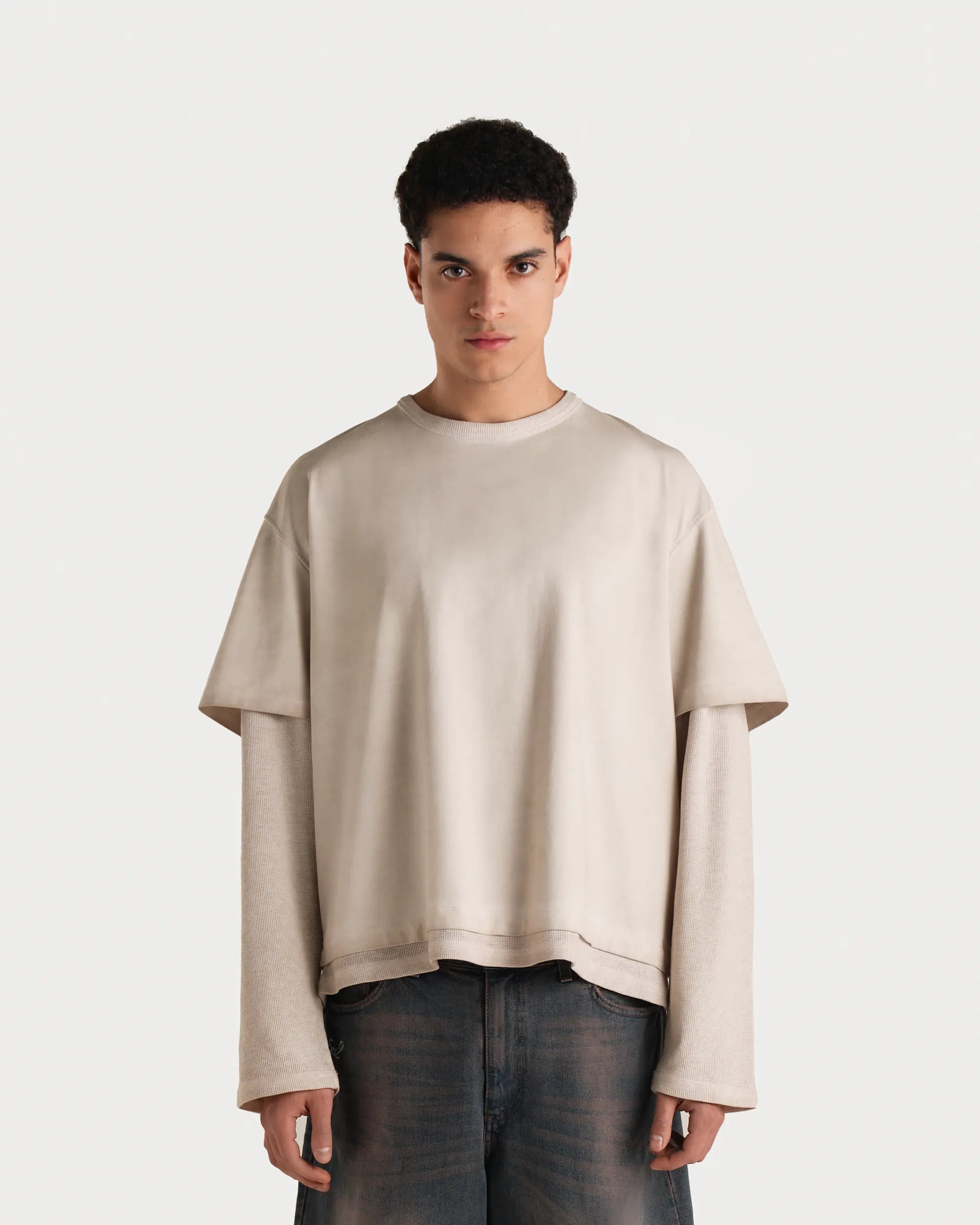 Vintage Cream Waffle Double-Sleeve - 5mc2™