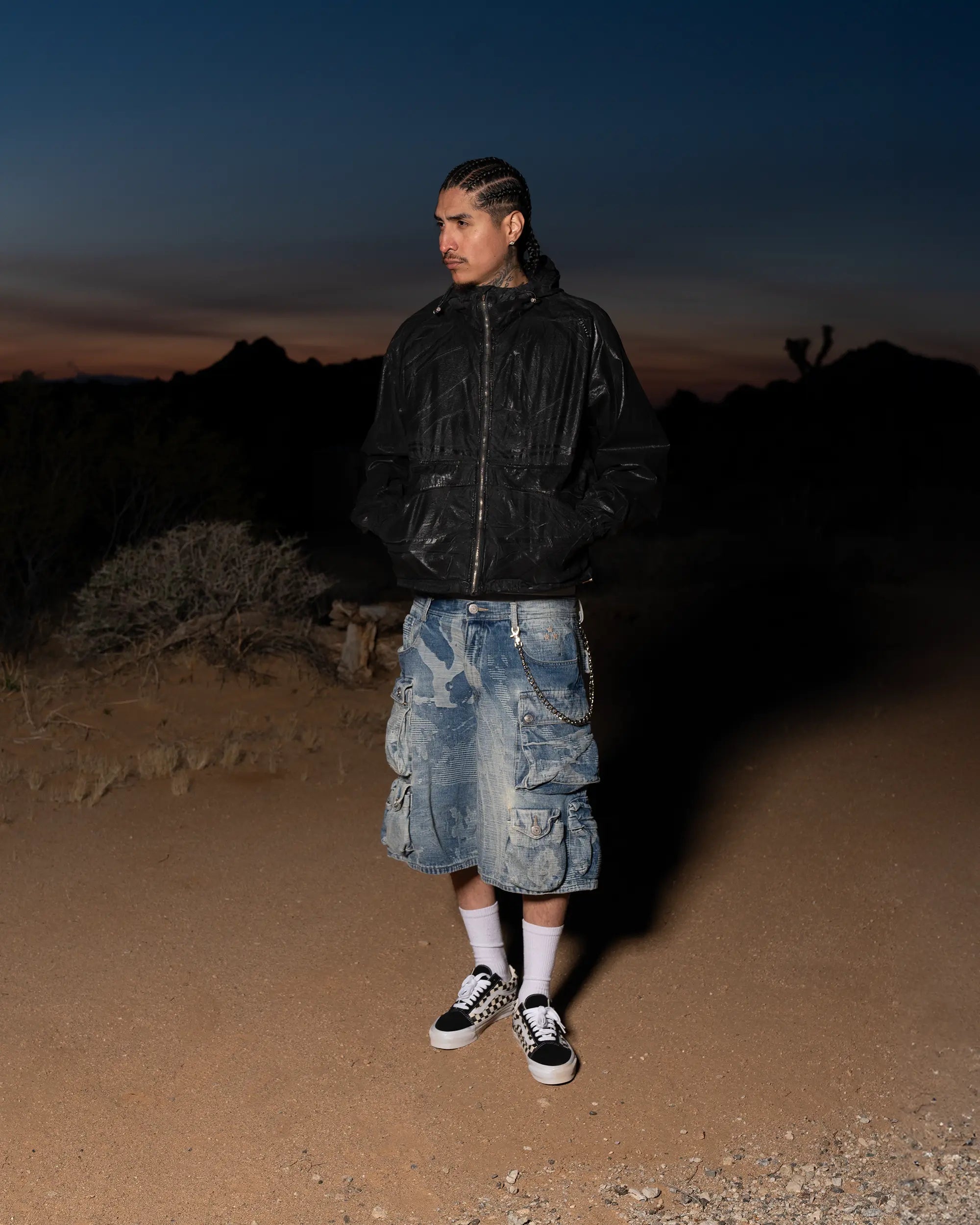 Ten pockets Camo Cargo Shorts