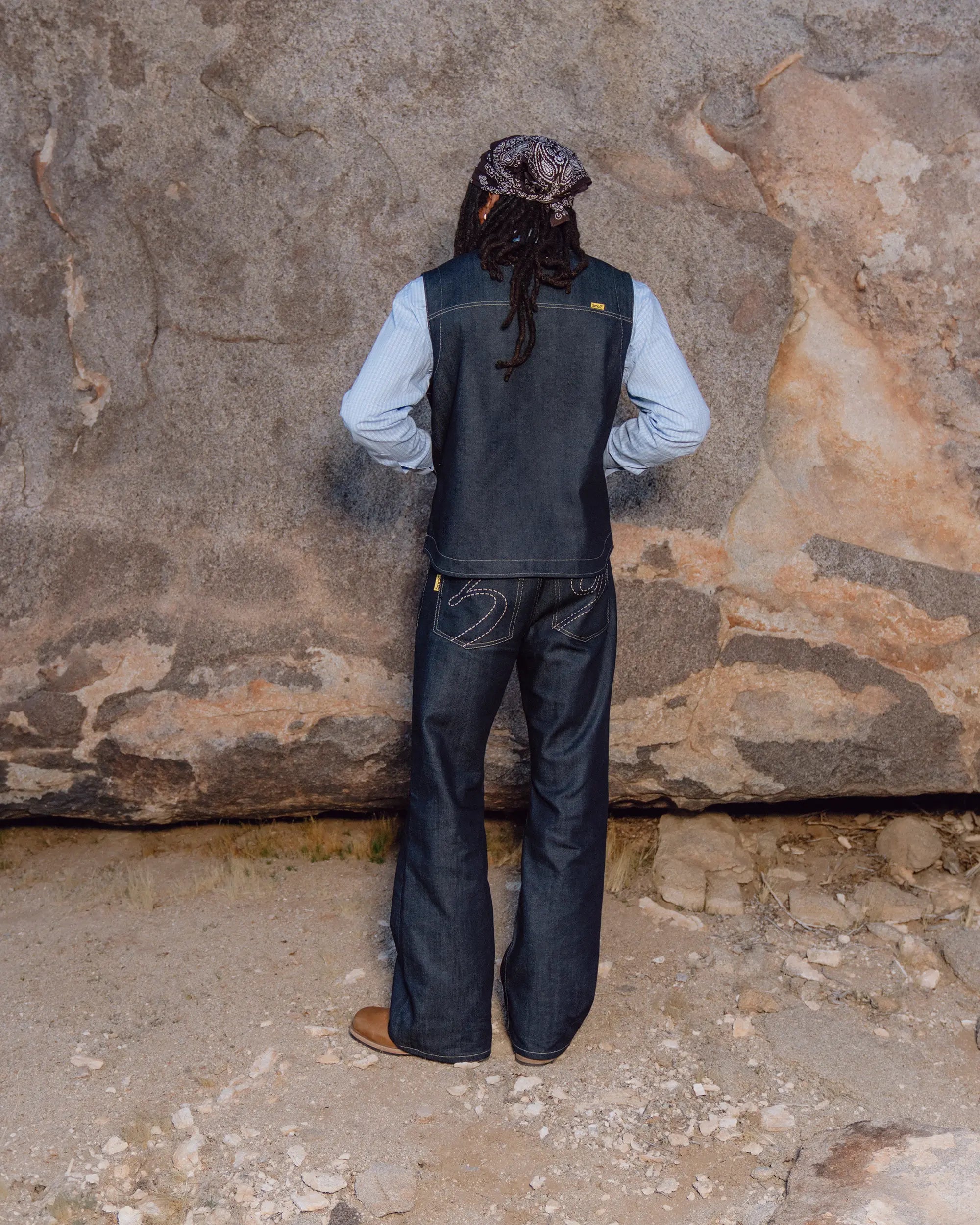 Indigo Raw Utility Vest - 5mc2™