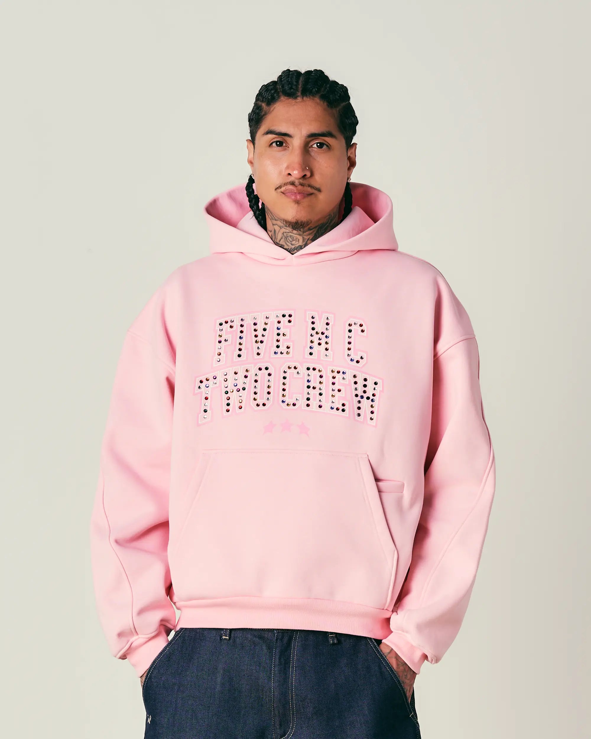 Baby Pink Crew Hoodie