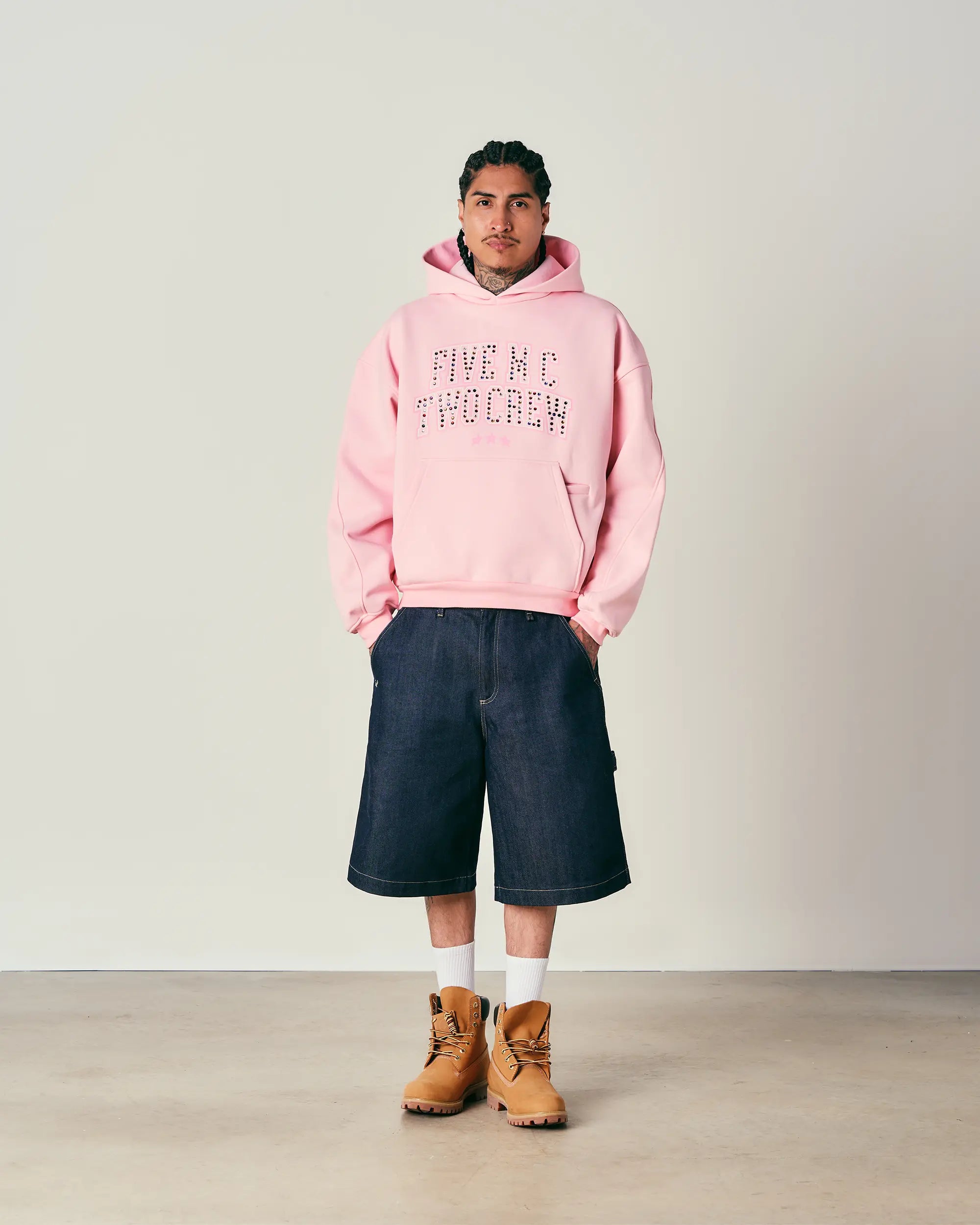 Baby Pink Crew Hoodie