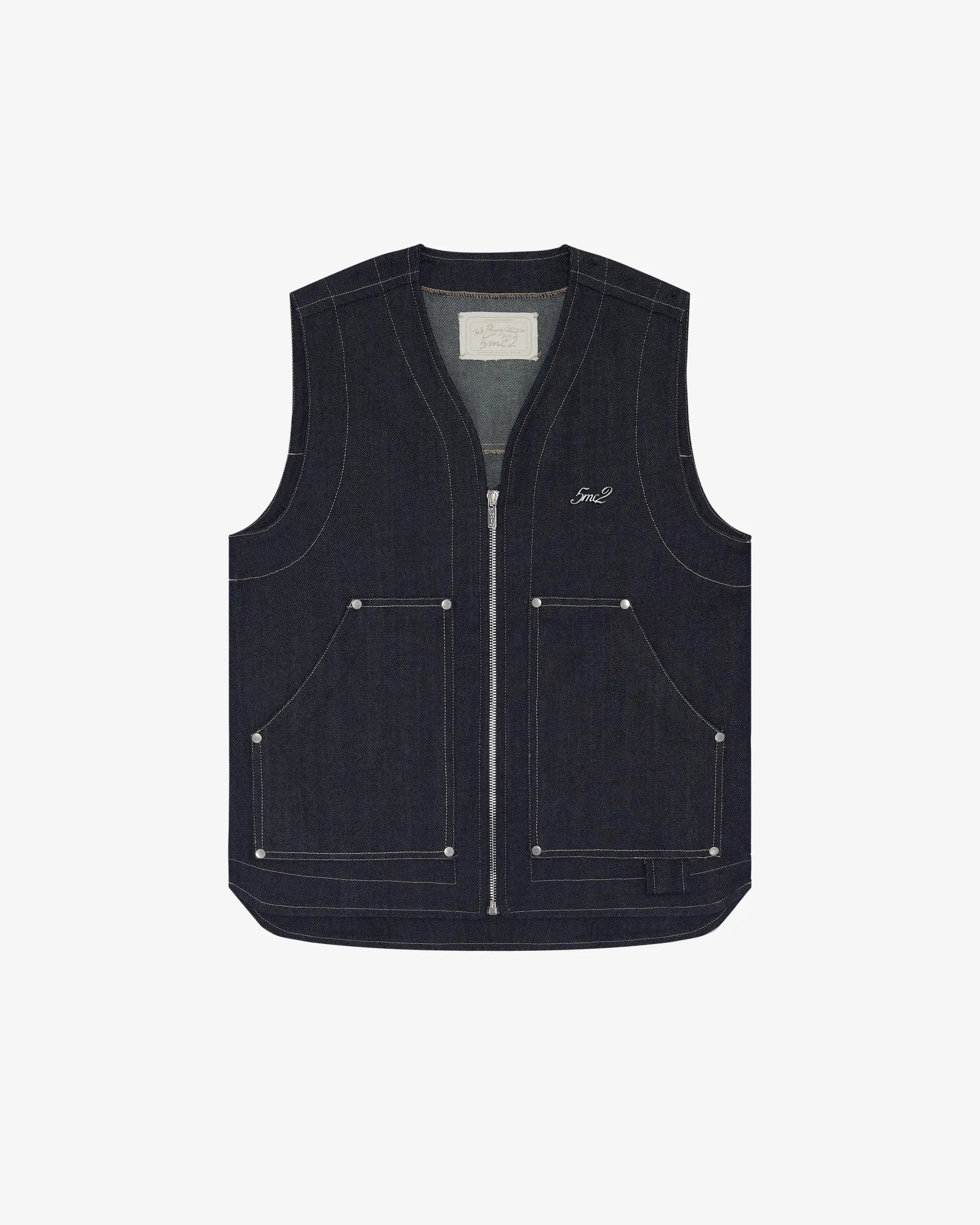 Indigo Raw Utility Vest - 5mc2™