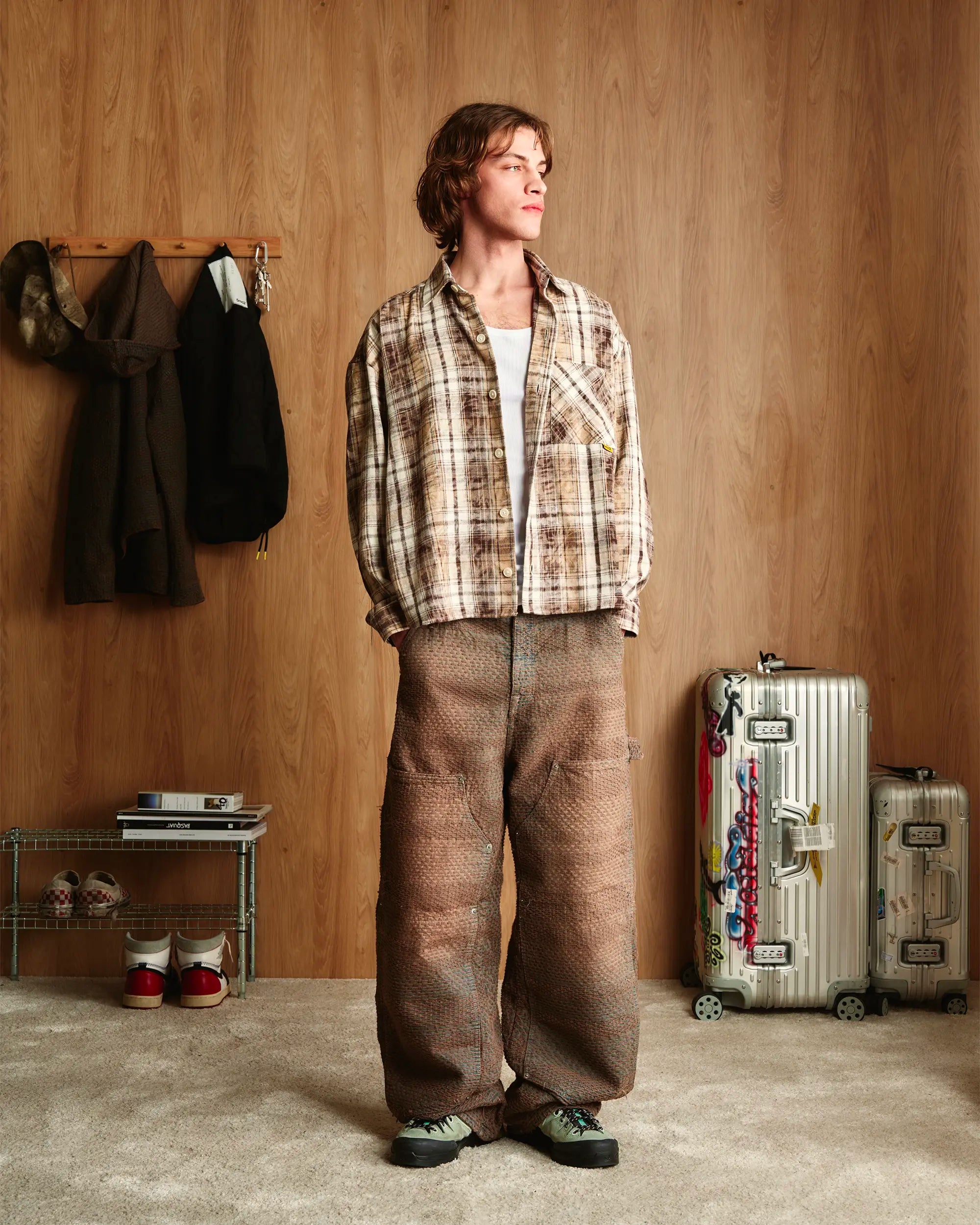 Aged Nara Double Knee Carpenter Pant