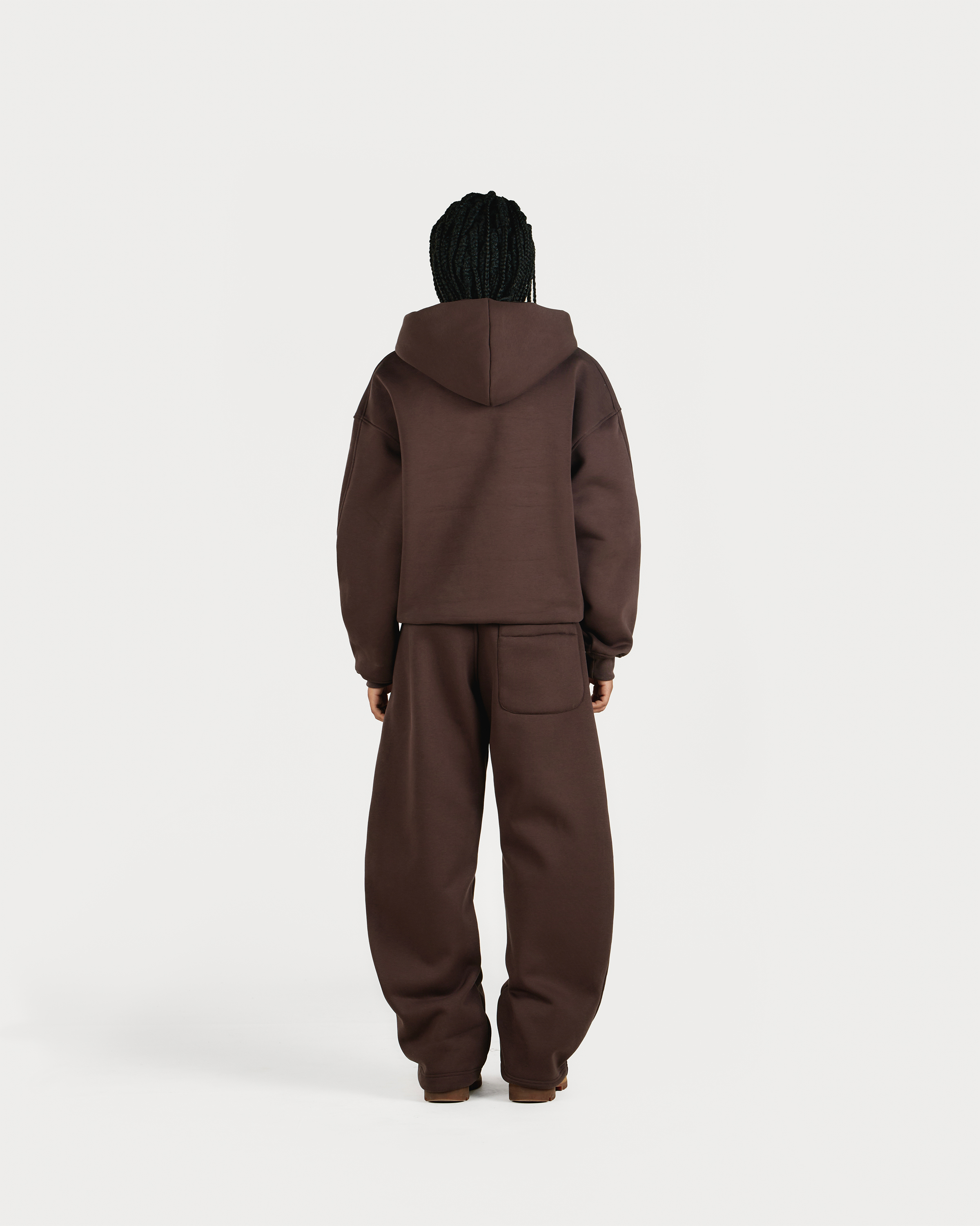 Choco Brown Zip Hoodie - 5mc2™