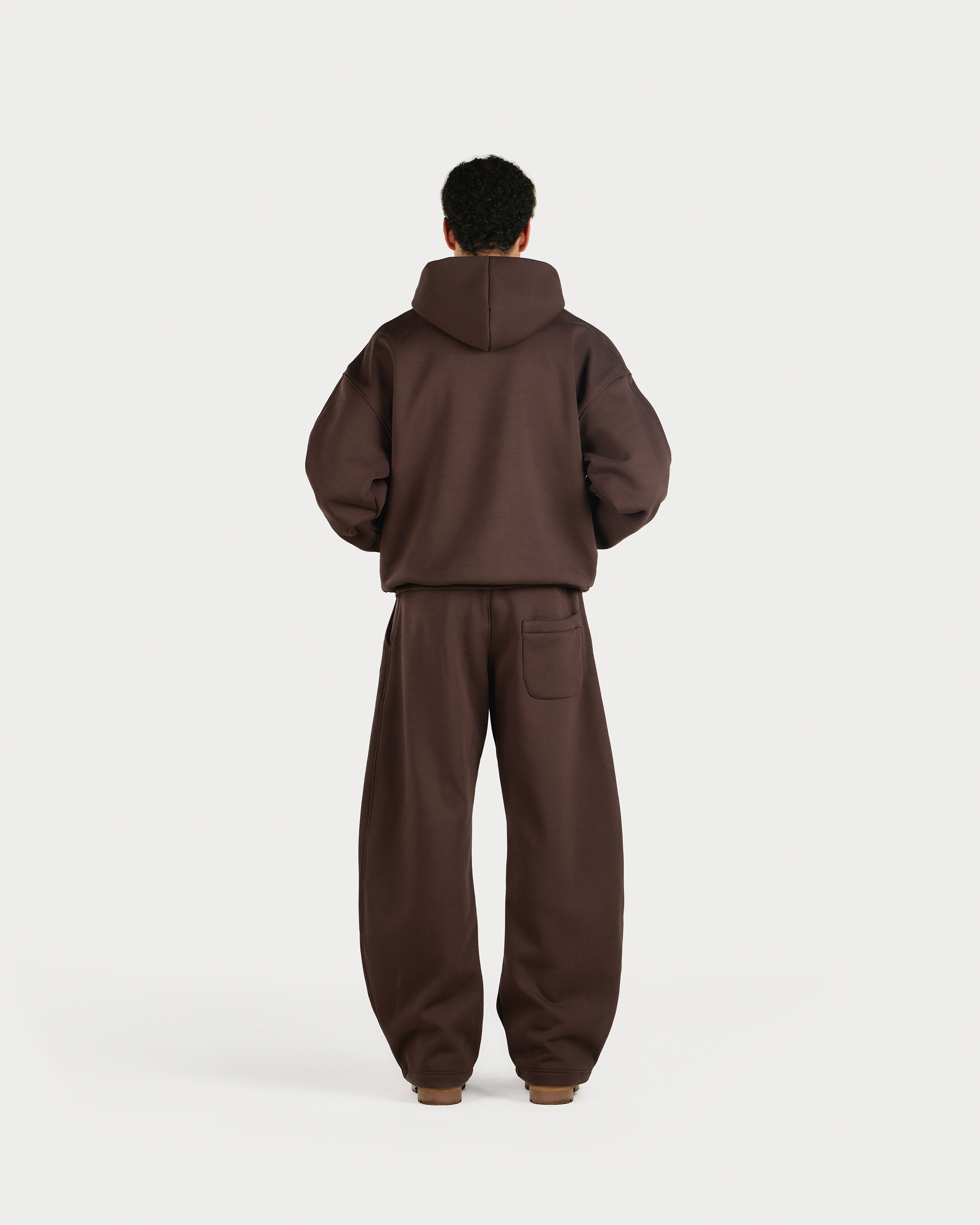 Choco Brown Zip Hoodie - 5mc2™