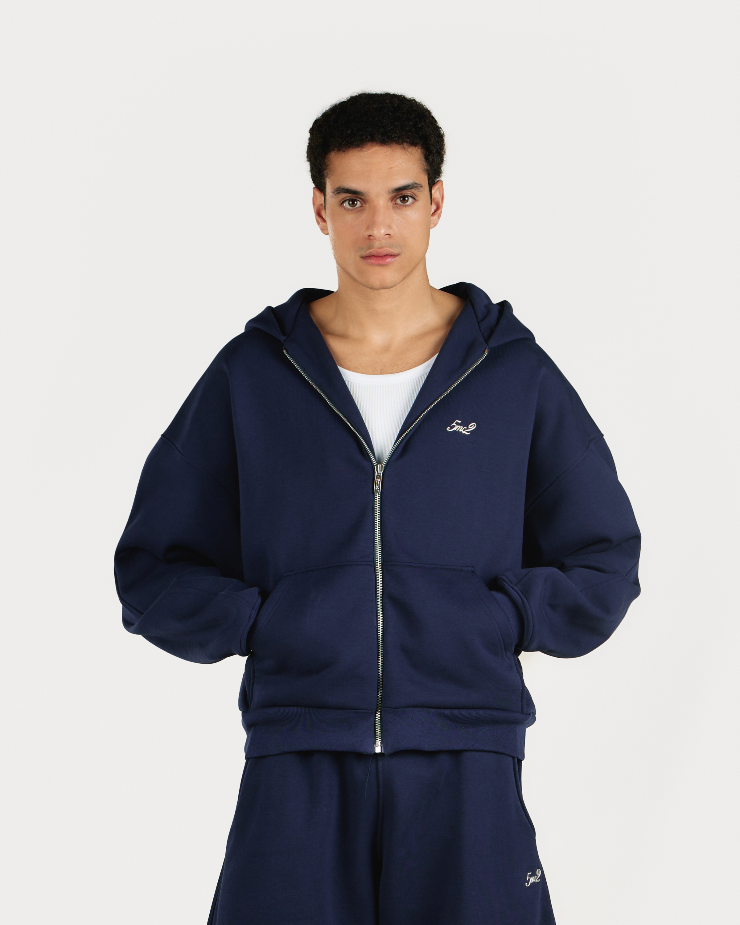 Midnight Blue Zip Hoodie - 5mc2™