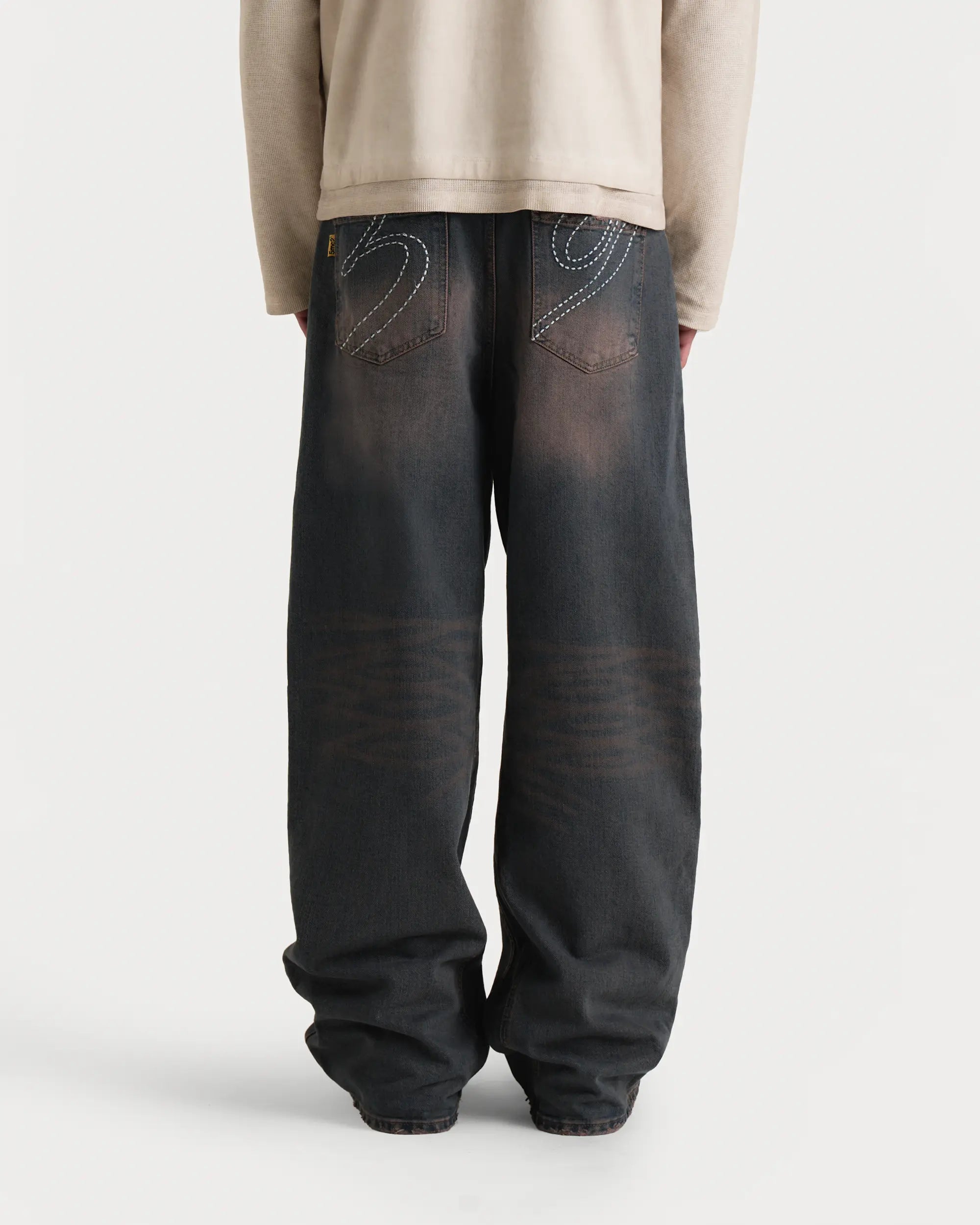 Rust Denim Pants