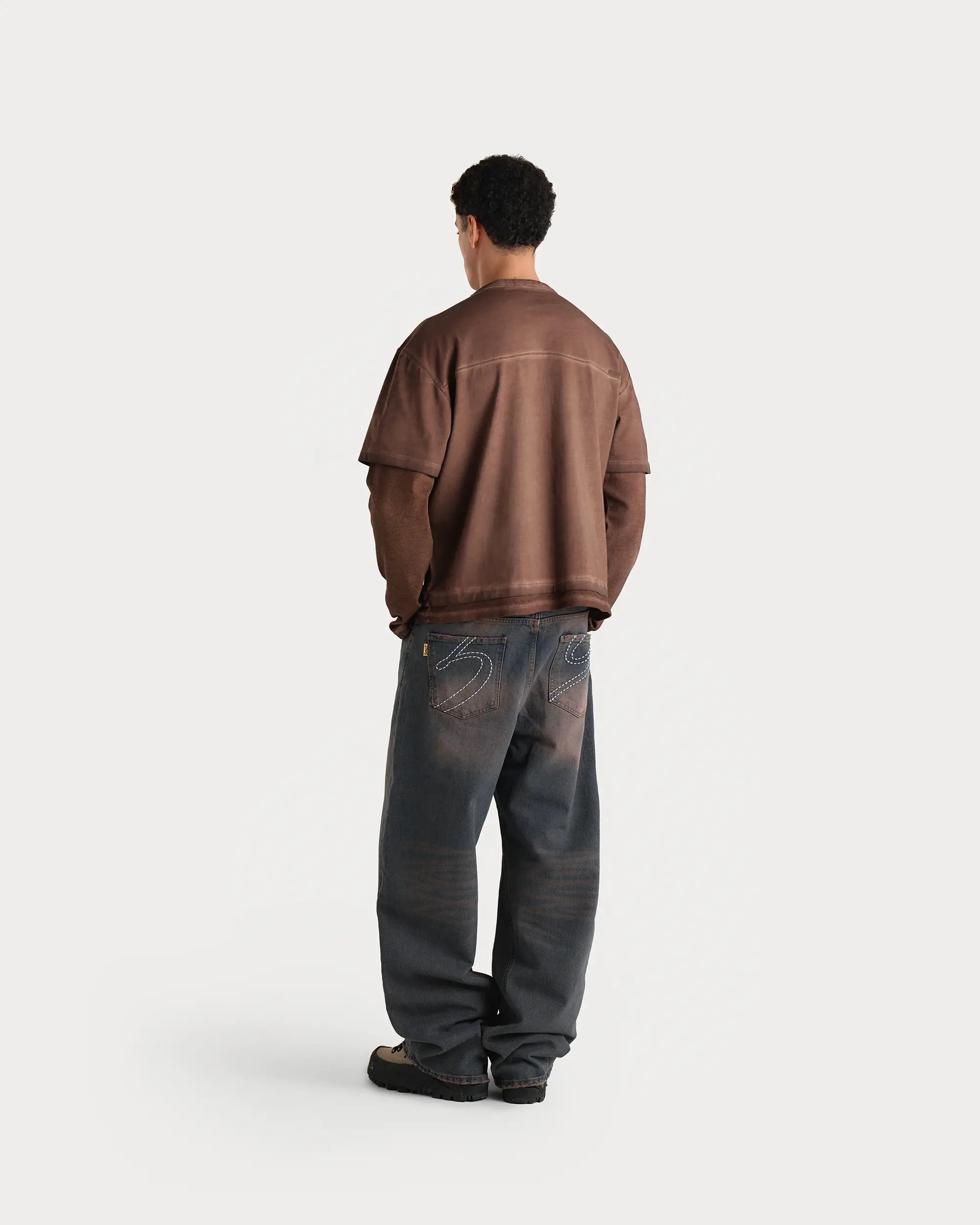 Rust Denim Pants