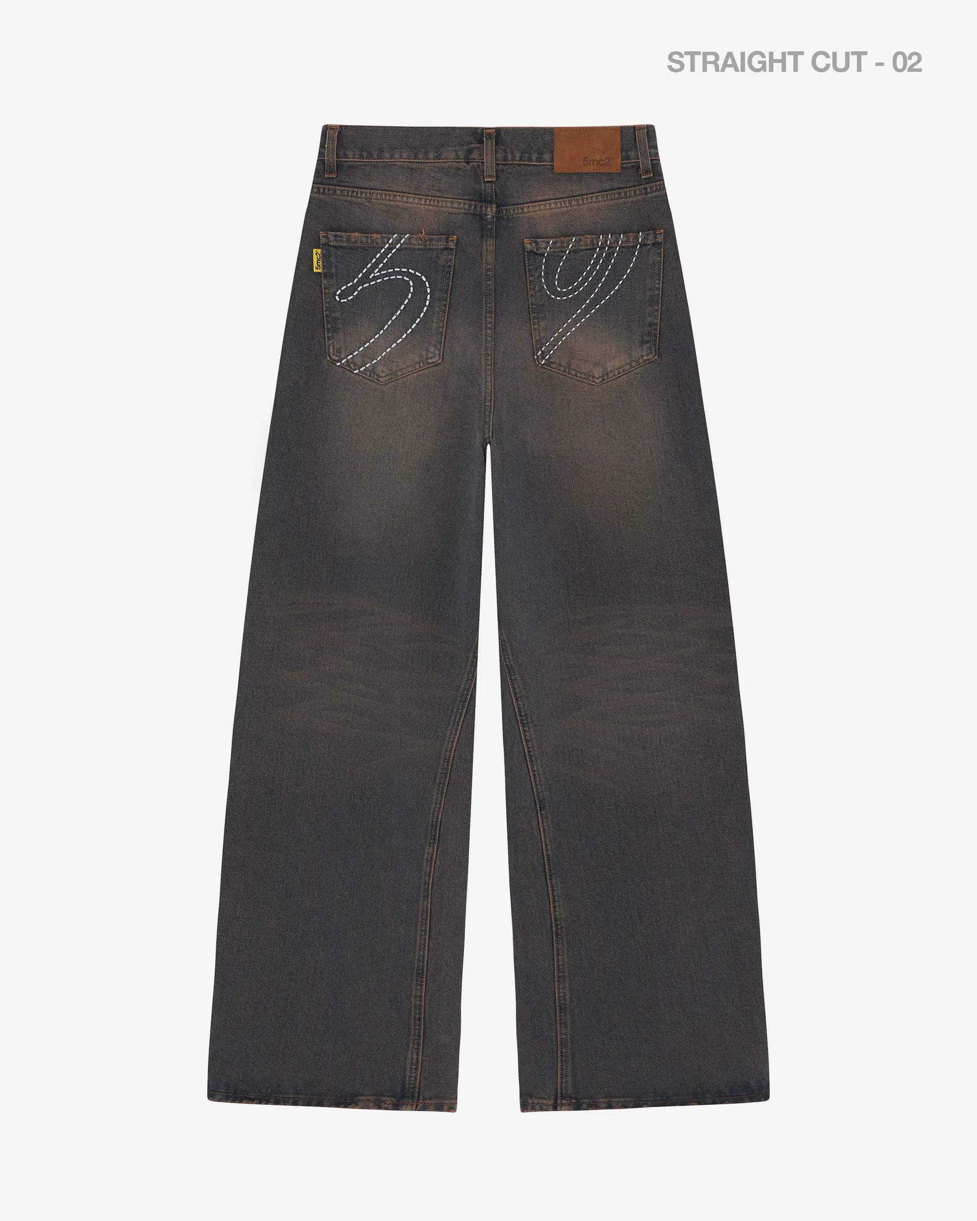 Rust Denim Pants