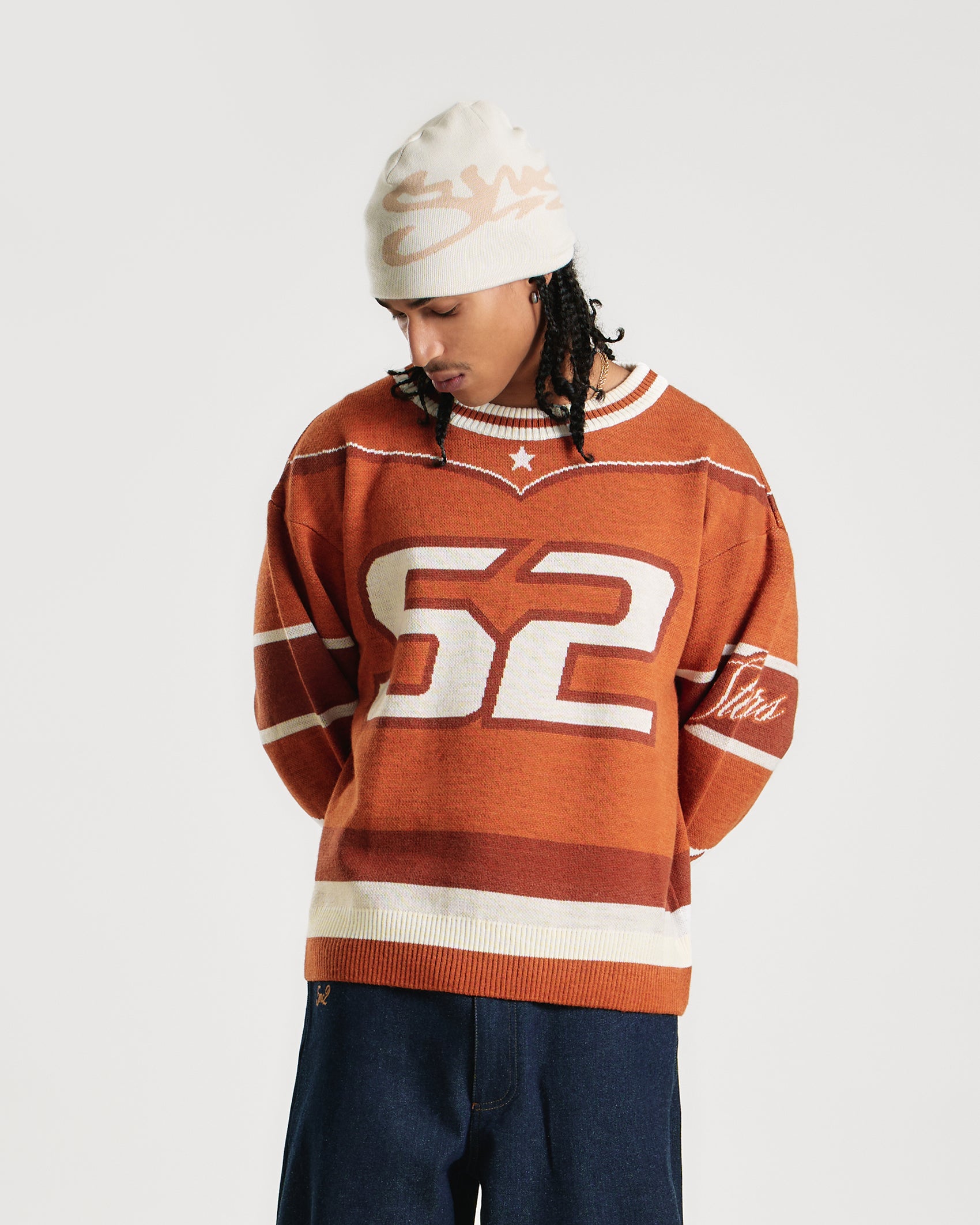 Tiger Orange 52 Knit