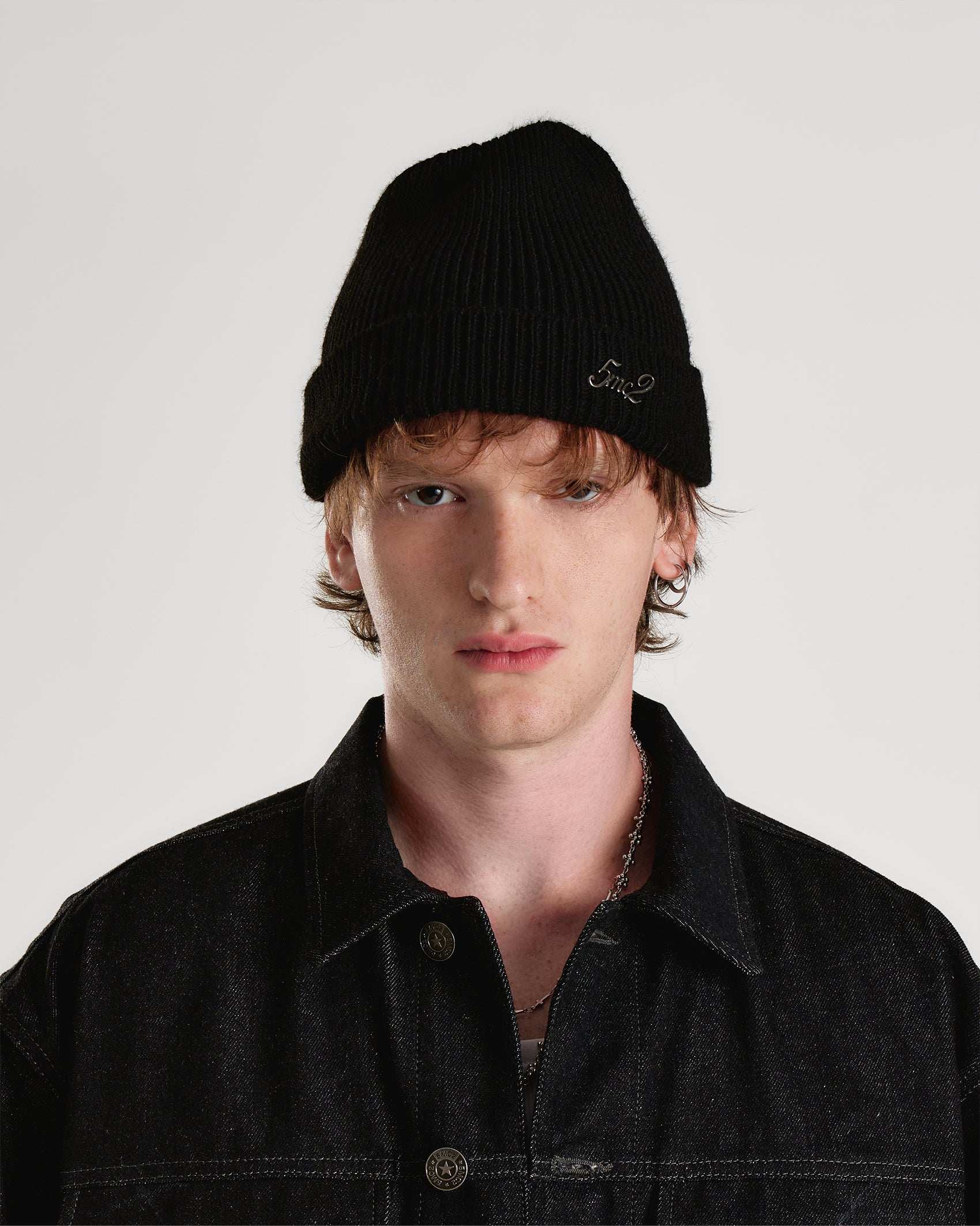 Pitch Black Raw Beanie