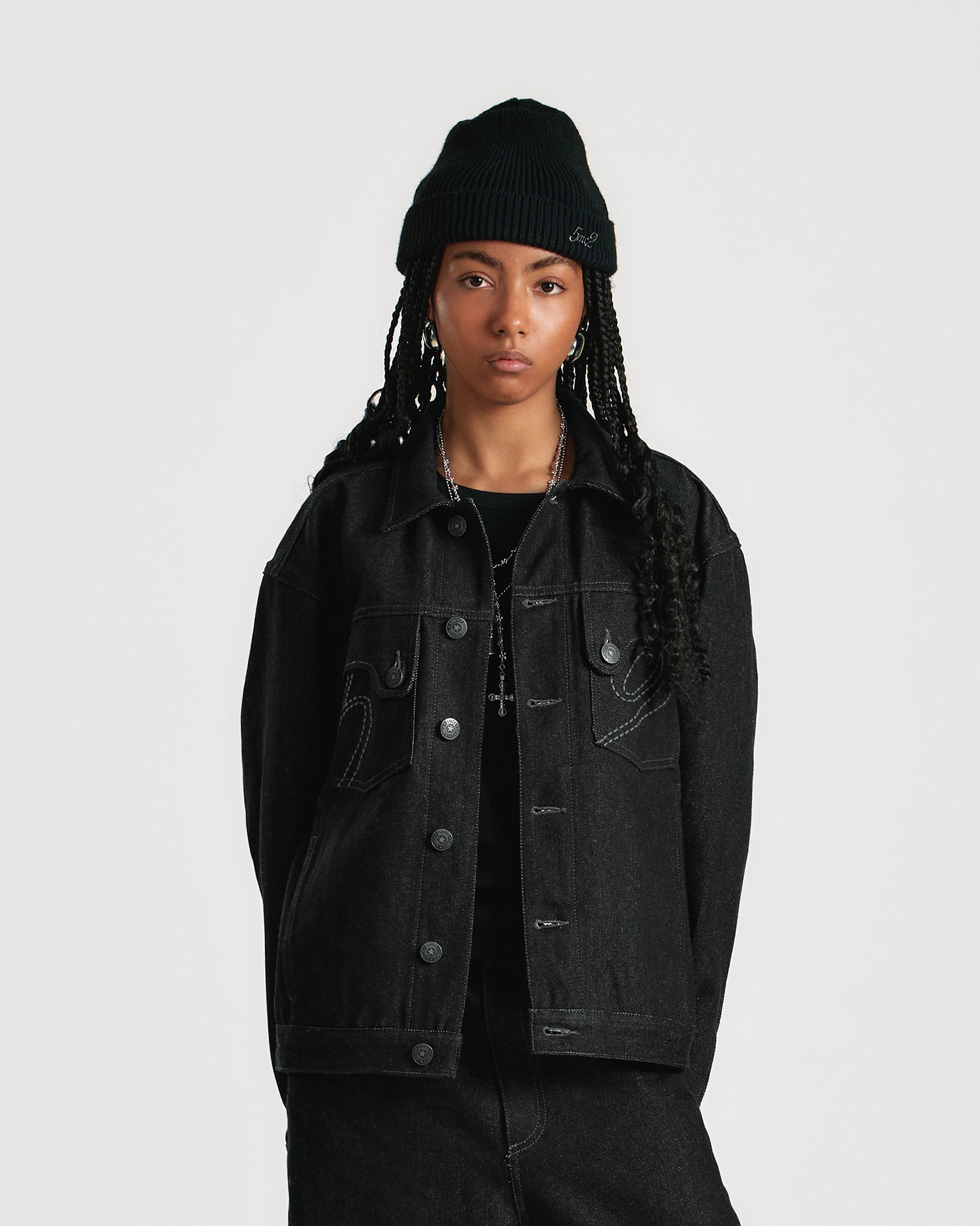 Graphite Raw Denim Jacket