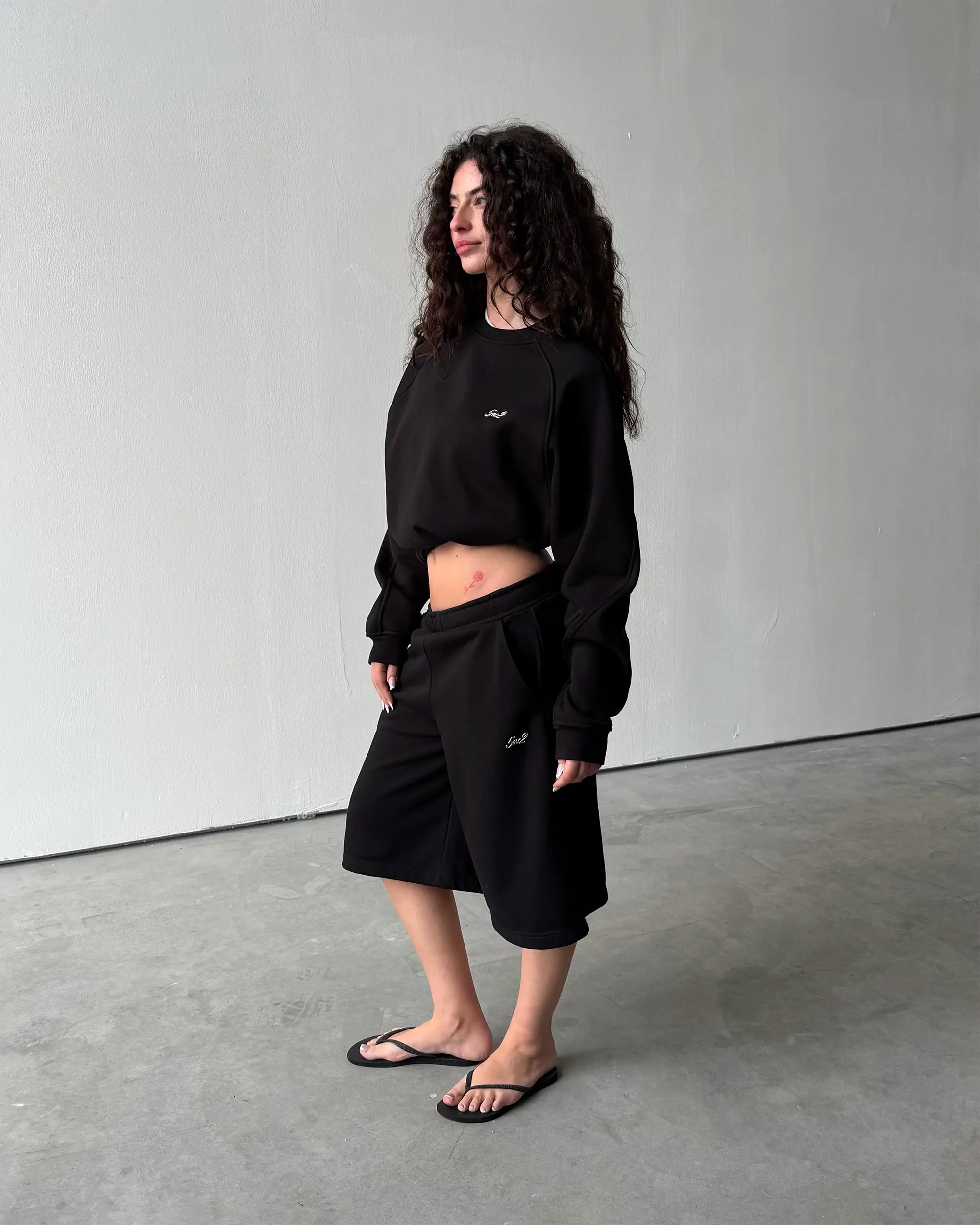 Pitch Black Sweatshorts - 5mc2™