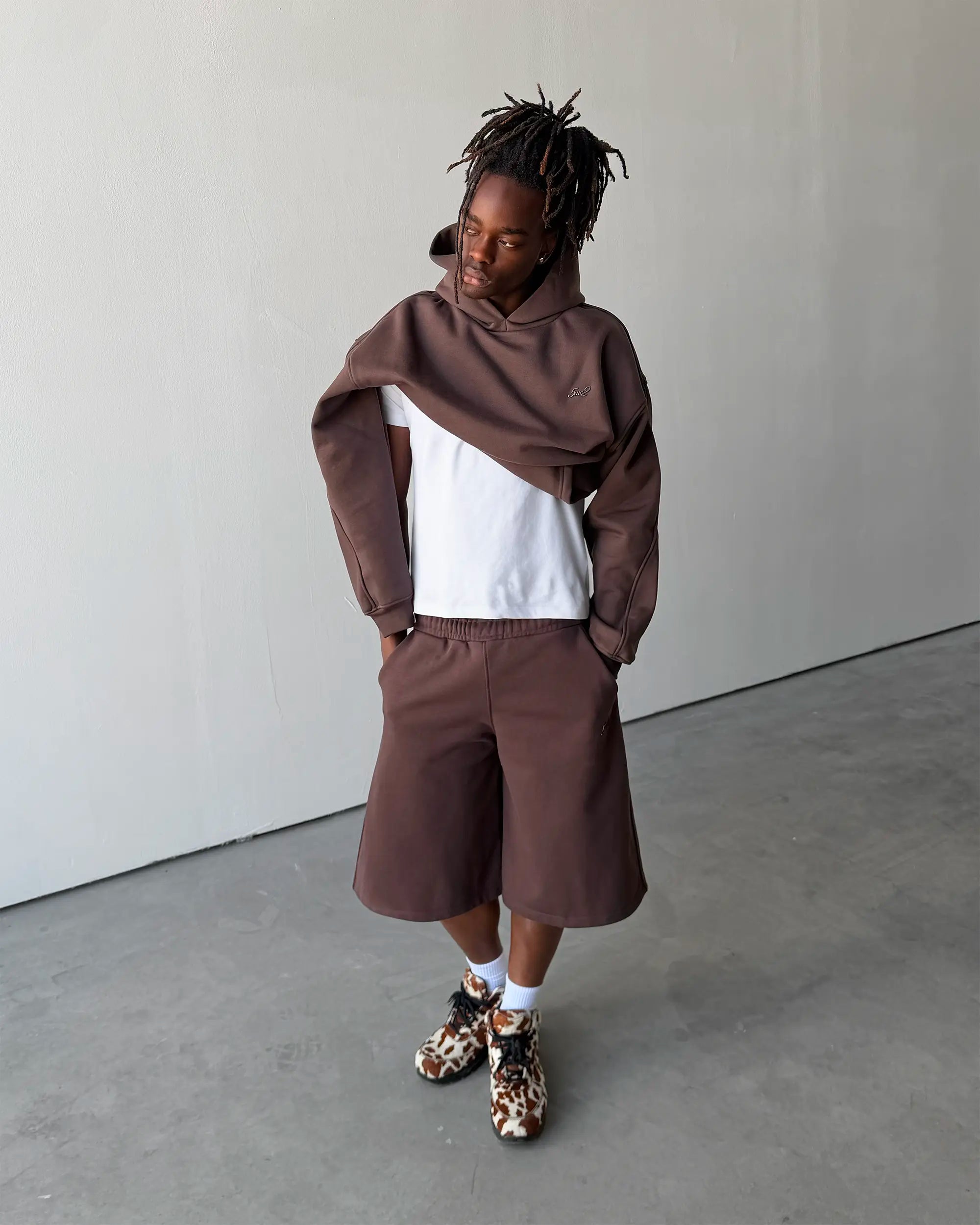Choco Brown Sweatshorts - 5mc2™