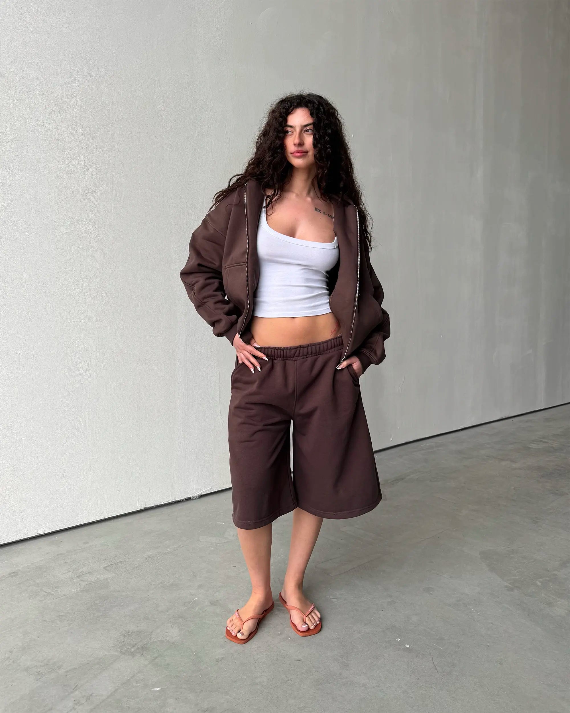 Choco Brown Sweatshorts - 5mc2™