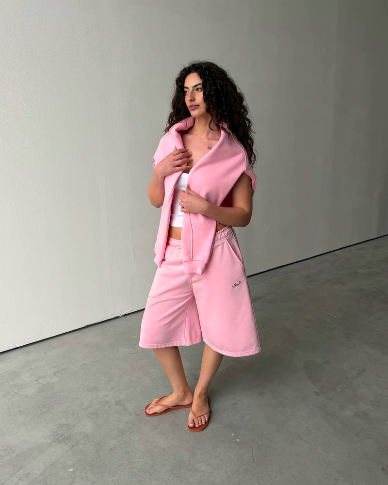 Baby Pink Sweatshorts