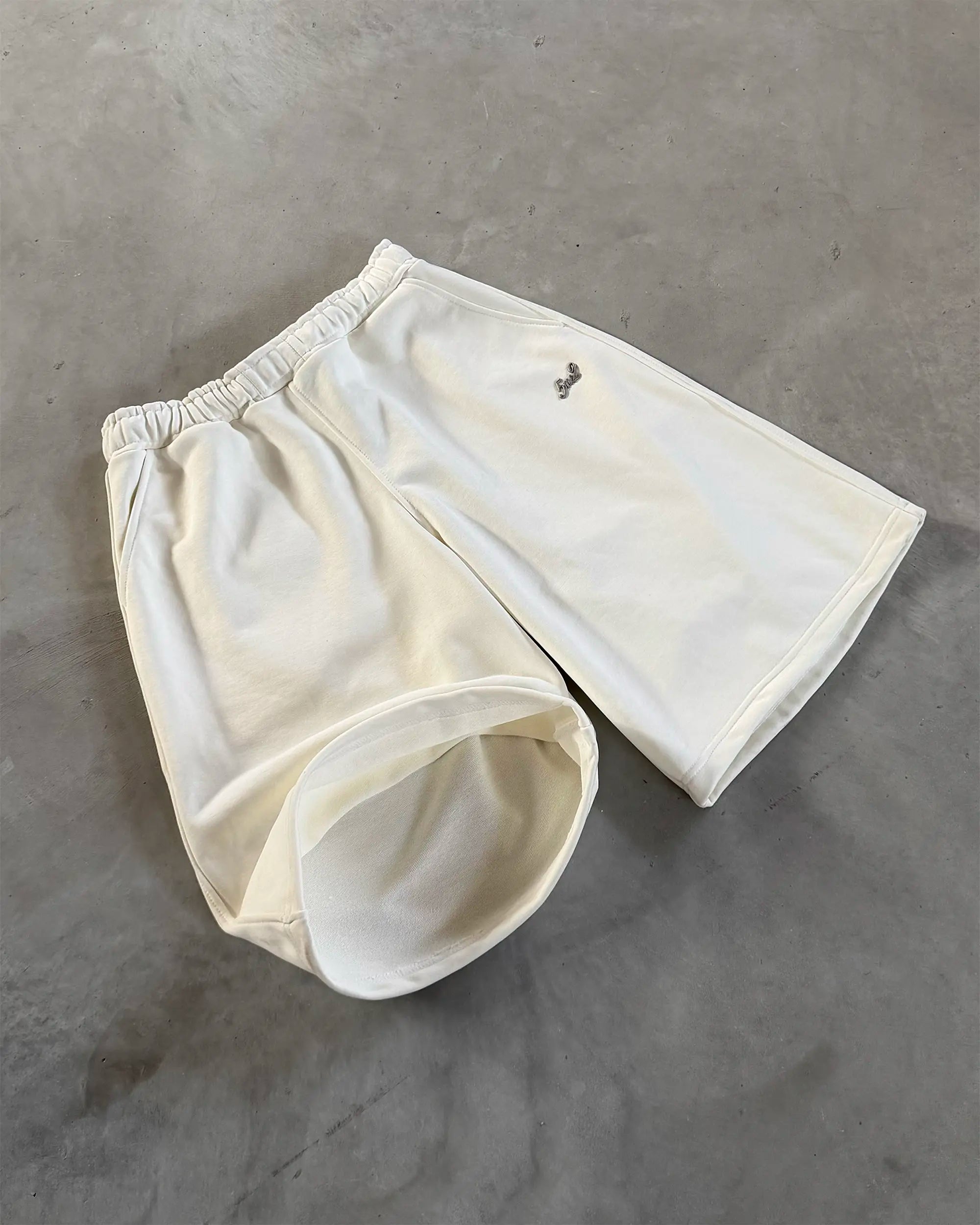 Cloud White Sweatshorts - 5mc2™