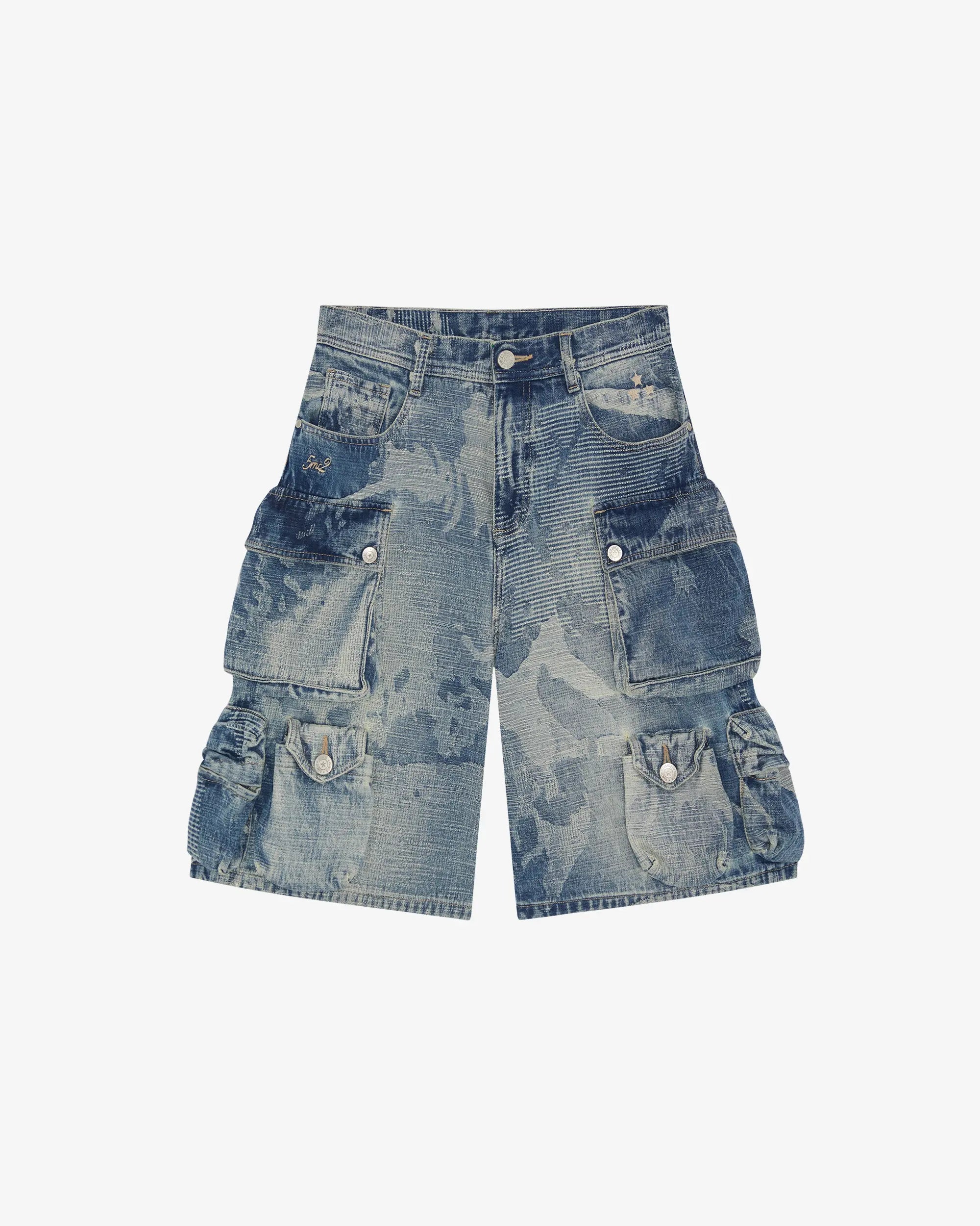 Ten pockets Camo Cargo Shorts