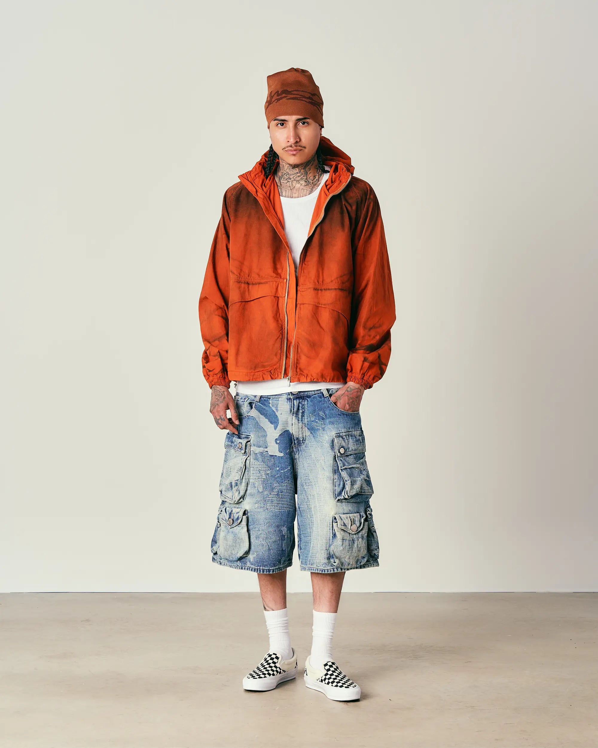 Ten pockets Camo Cargo Shorts