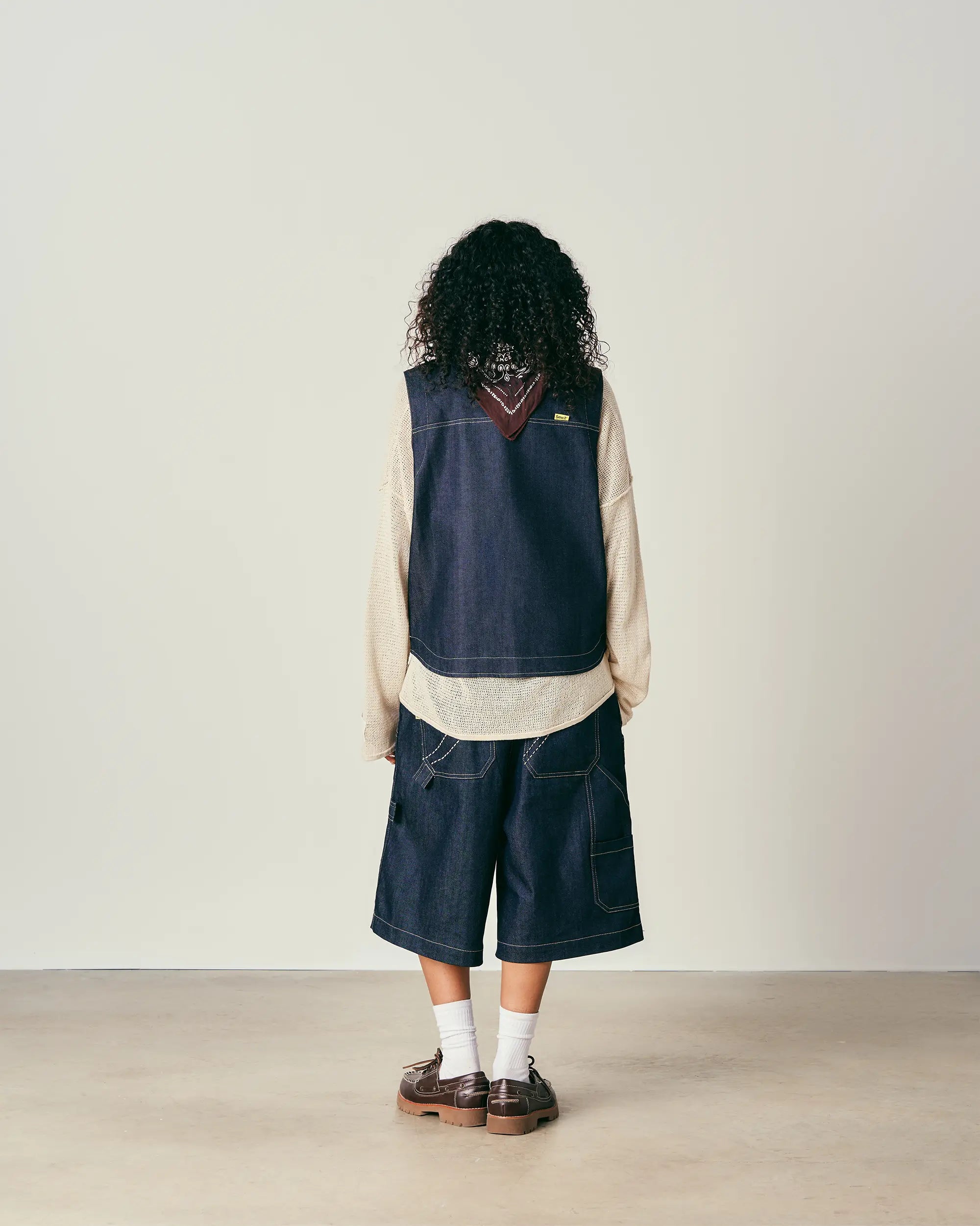 Indigo Raw Carpenter Shorts