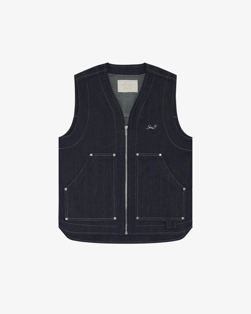 Indigo Raw Utility Vest - 5mc2™