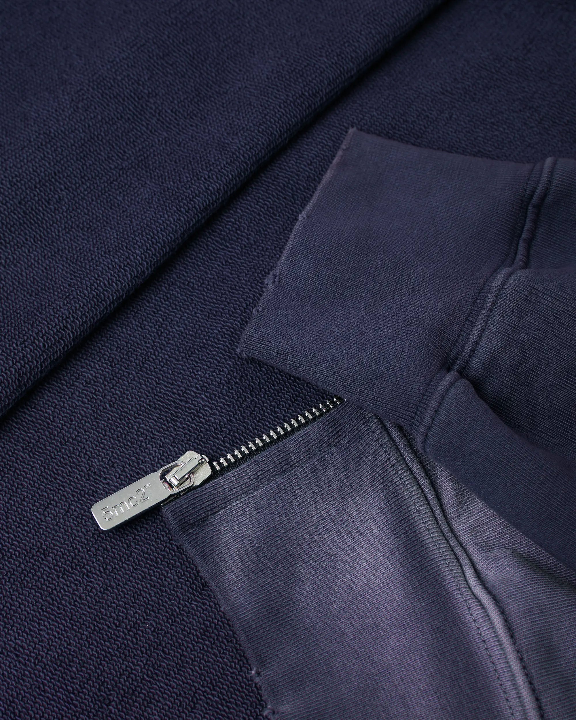 Washed Pin Zip Hoodie