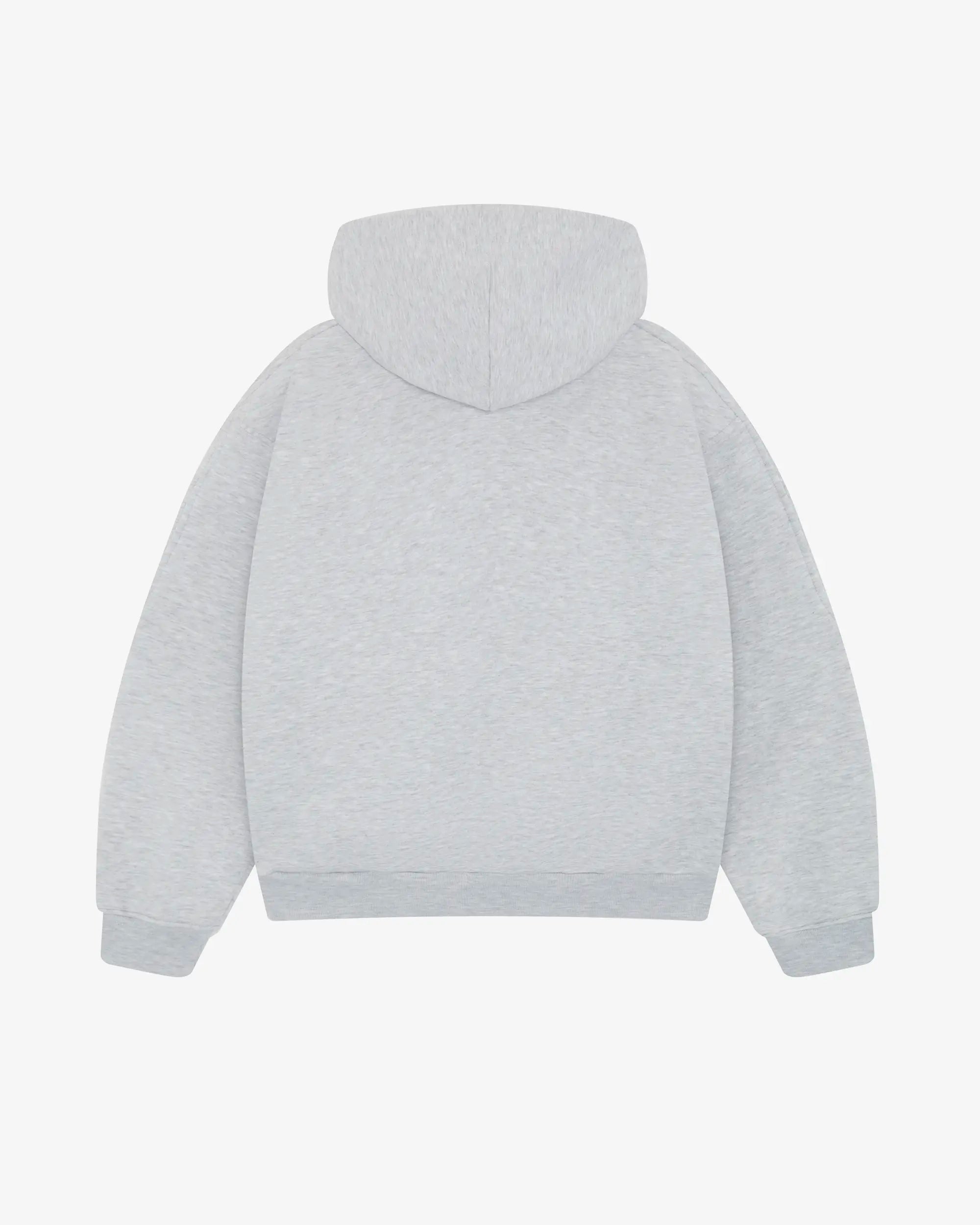 Heather Grey Crew Hoodie