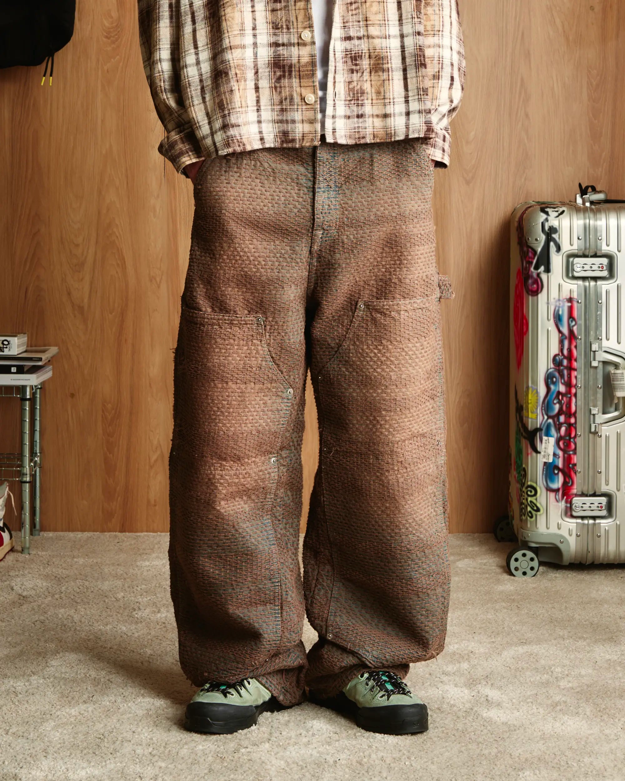 Aged Nara Double Knee Carpenter Pant