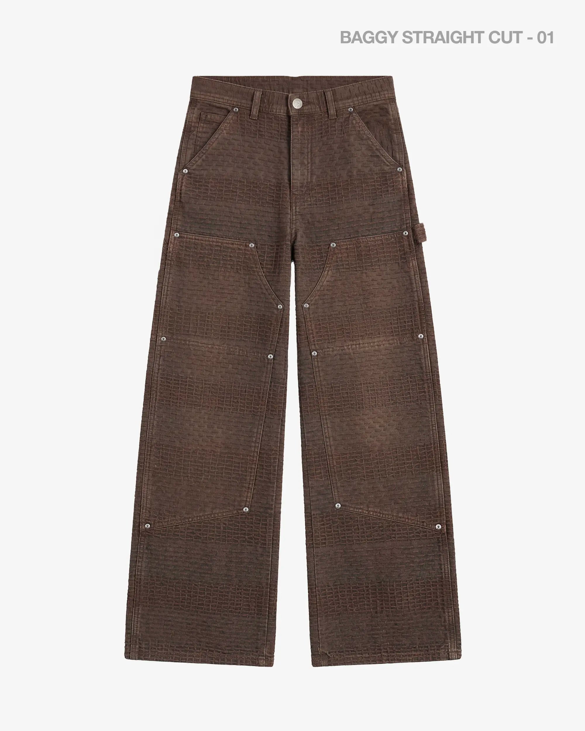 Aged Nara Double Knee Carpenter Pant