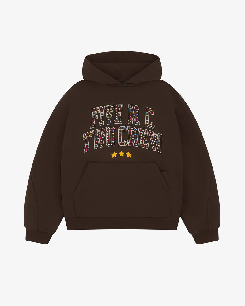Choco Brown Crew Hoodie - 5mc2™