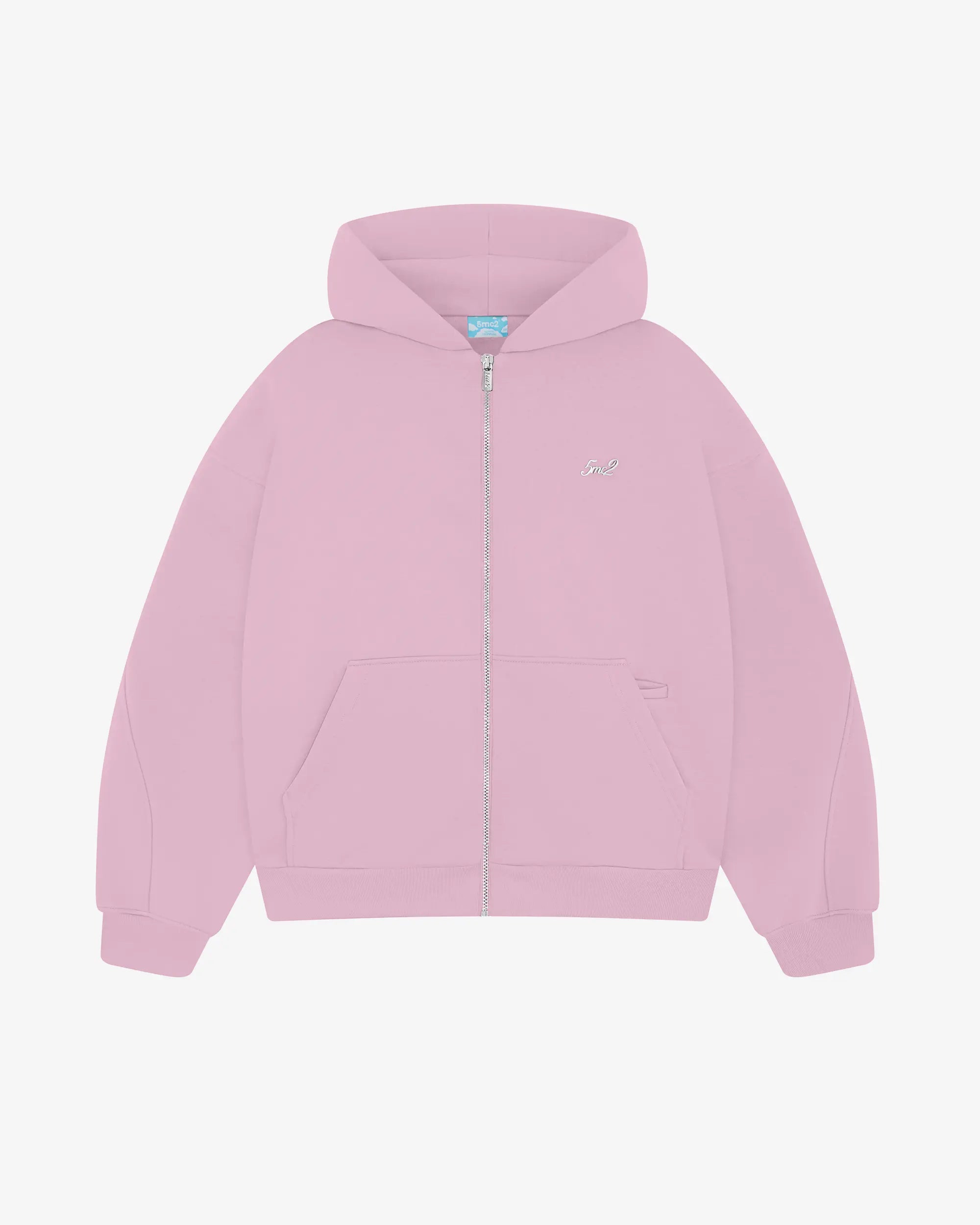 Baby Pink Zip Hoodie