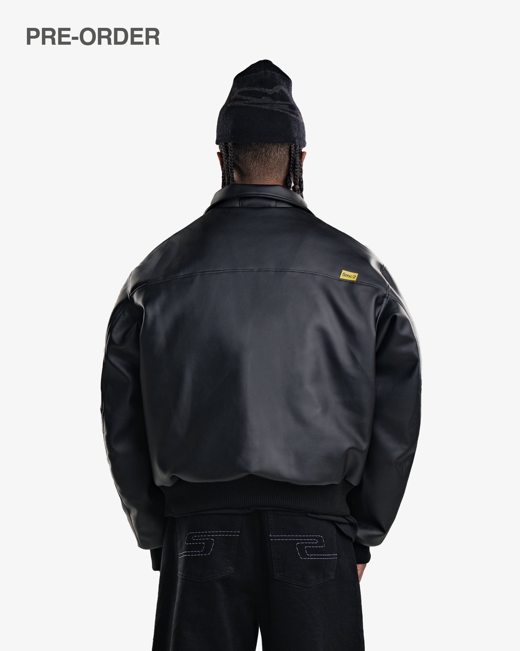 Carbon Black Aviator Jacket