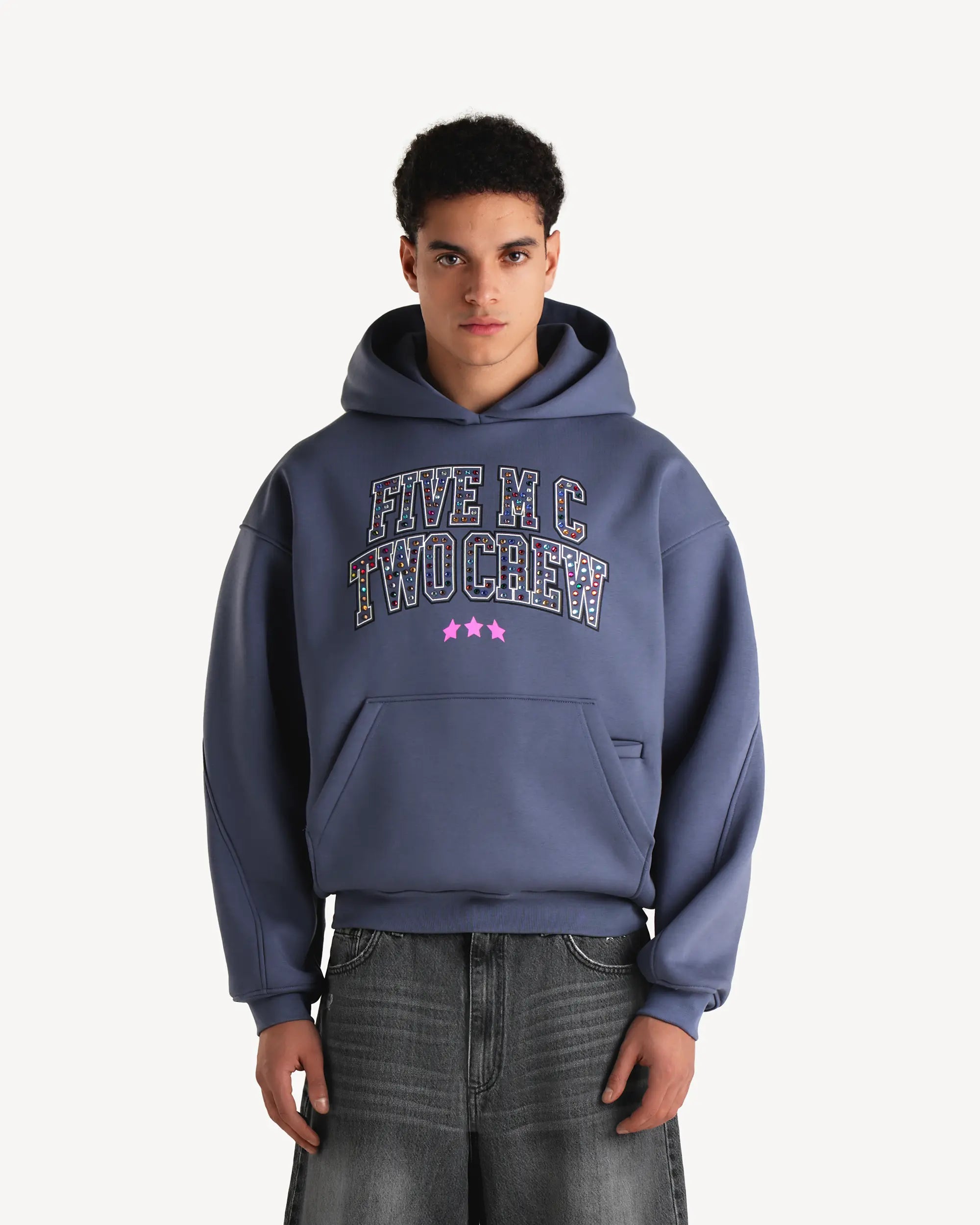 Orion Blue Crew Hoodie