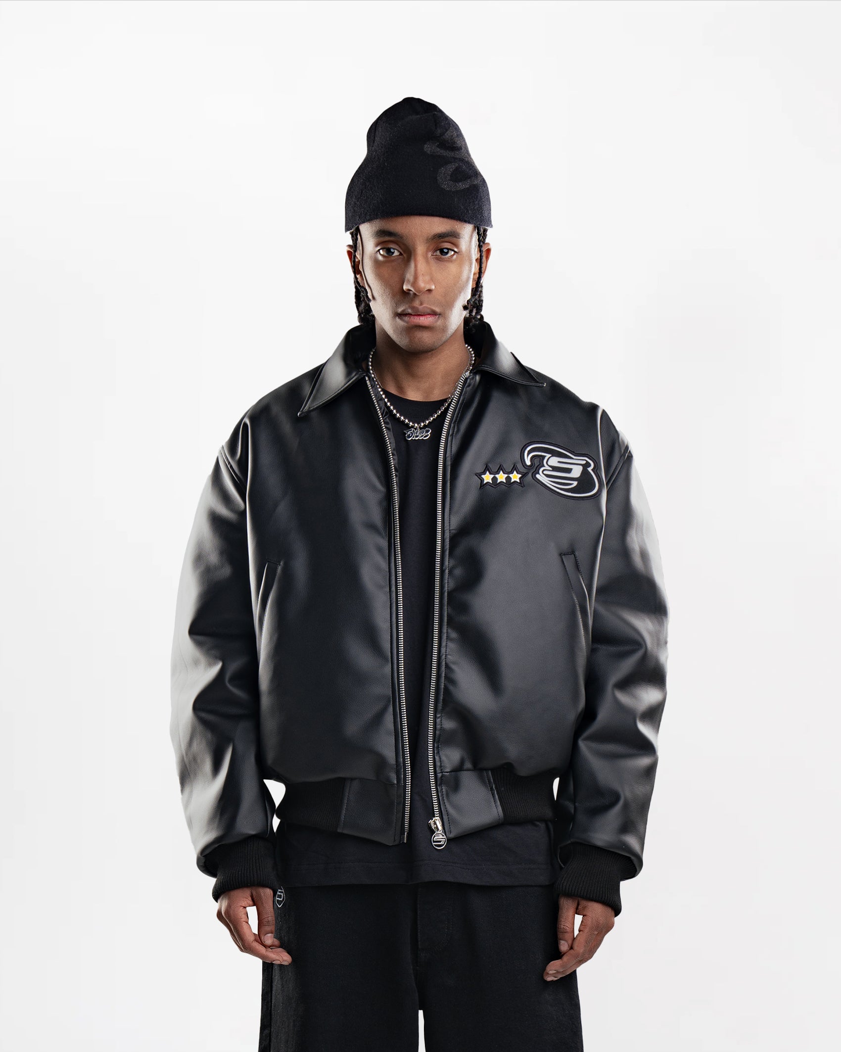 Carbon Black Aviator Jacket