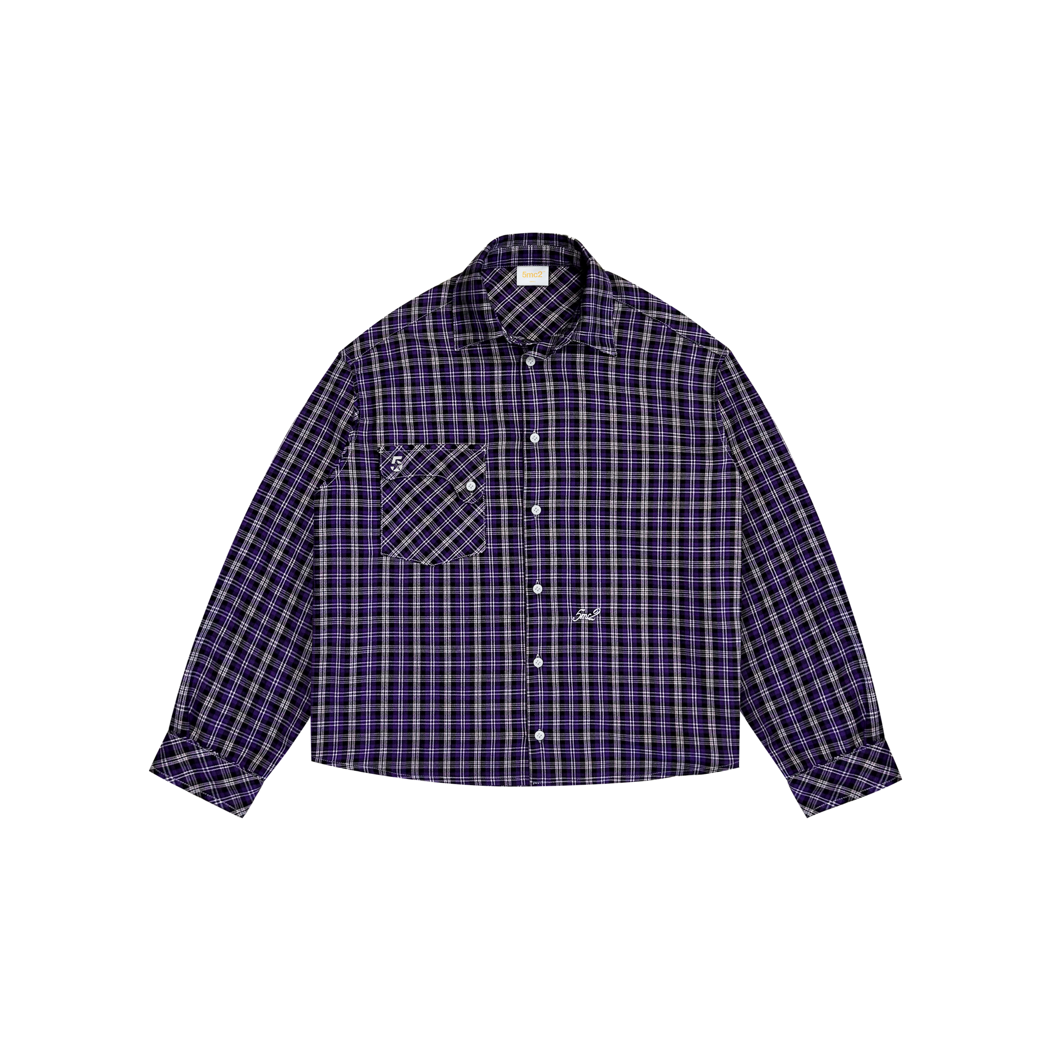 Purple Dreams Check K.P.A Shirt - 5mc2™