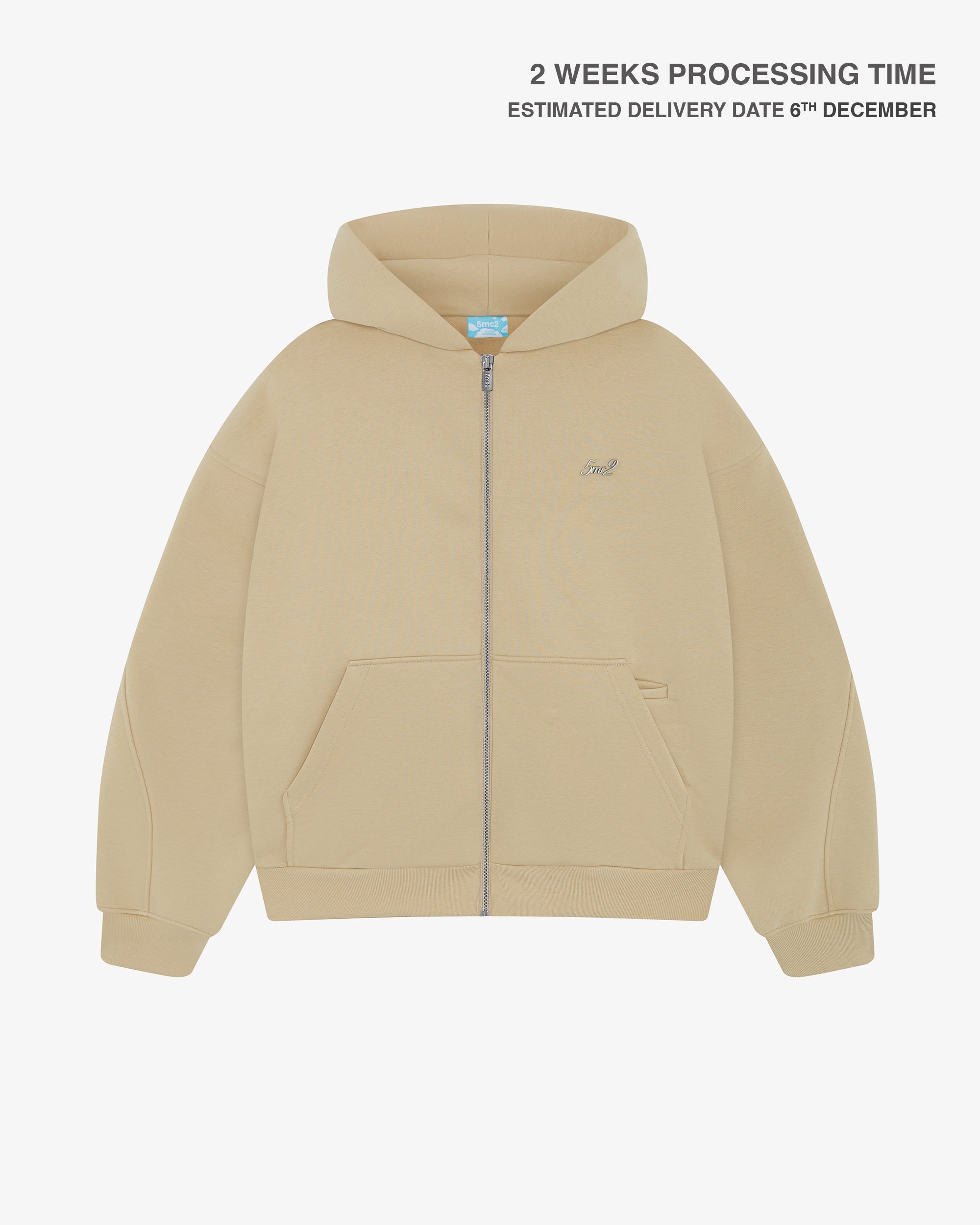 Golden Dune Zip Hoodie