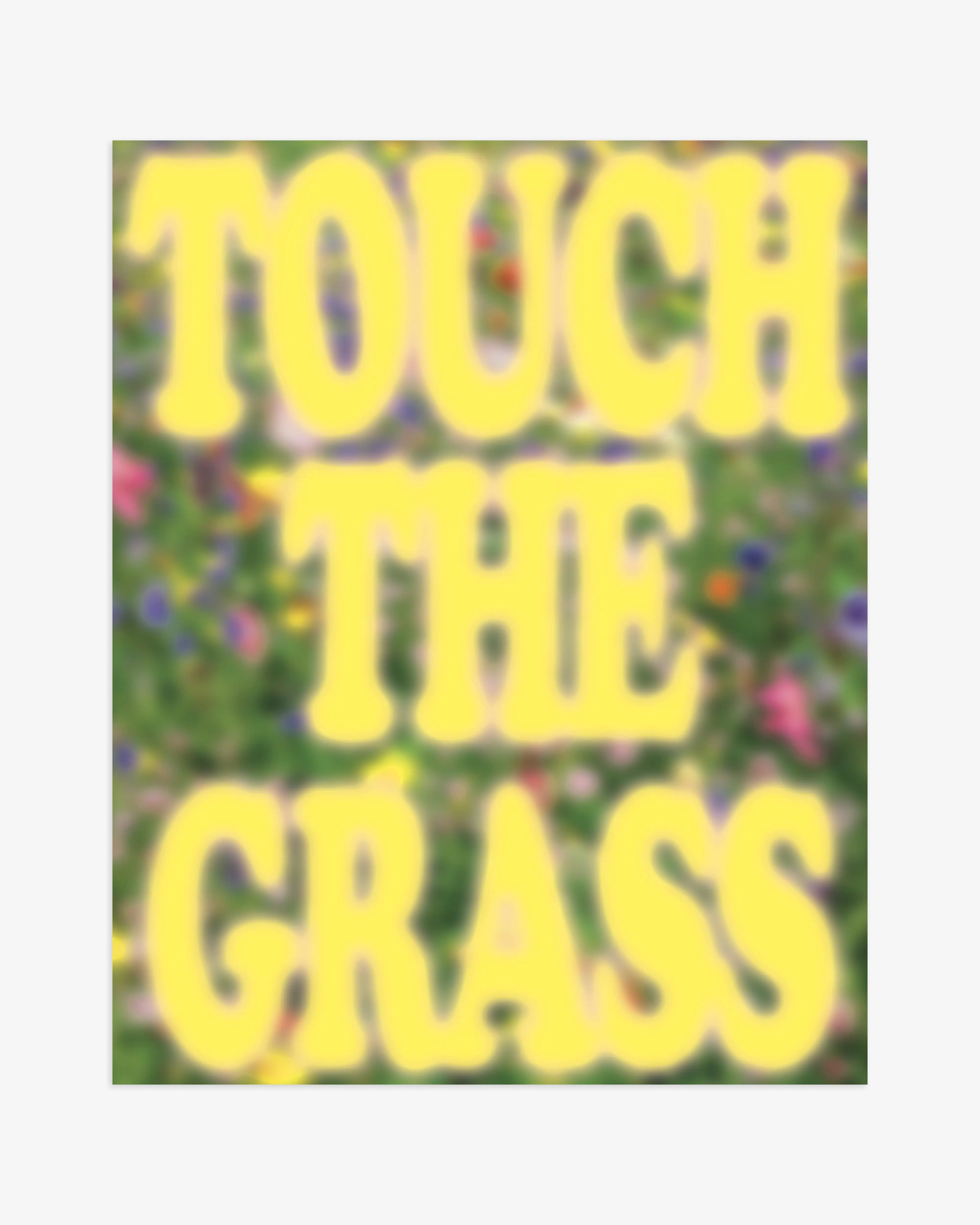 Touch The Grass Poster