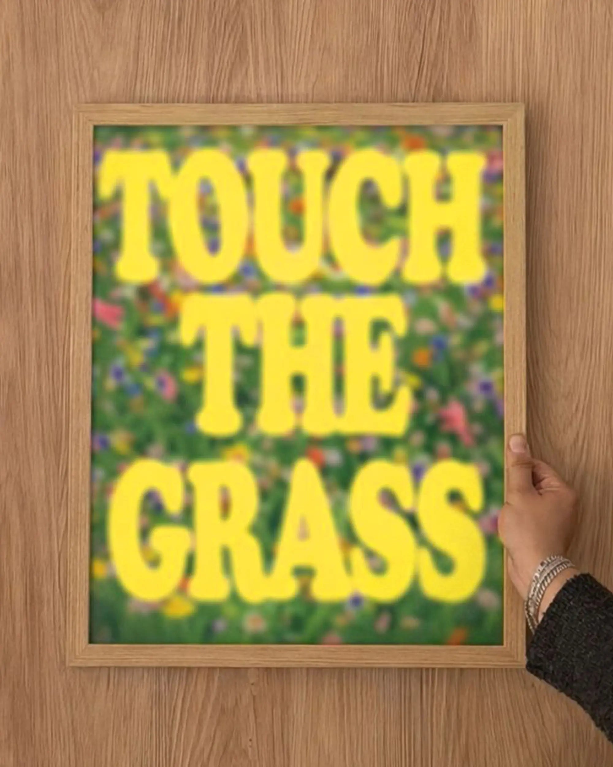 Touch The Grass Poster