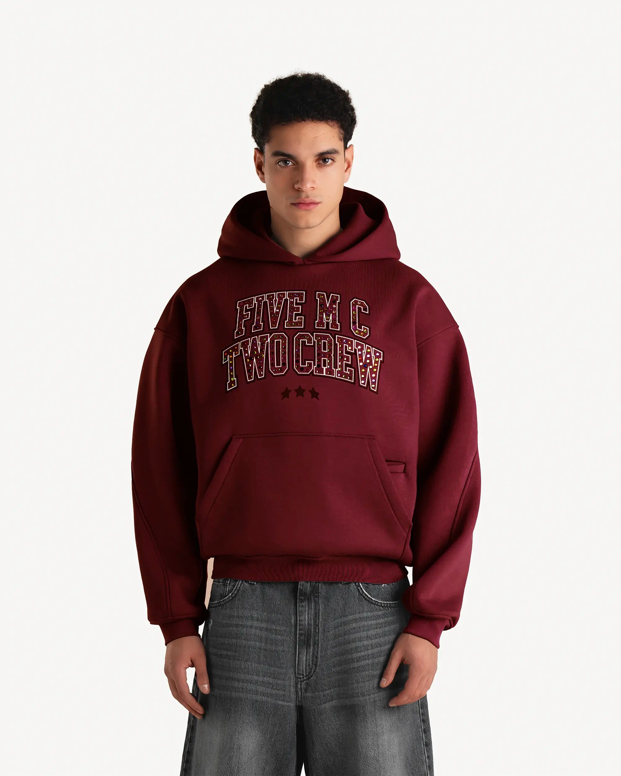 Bordeaux Crew Hoodie
