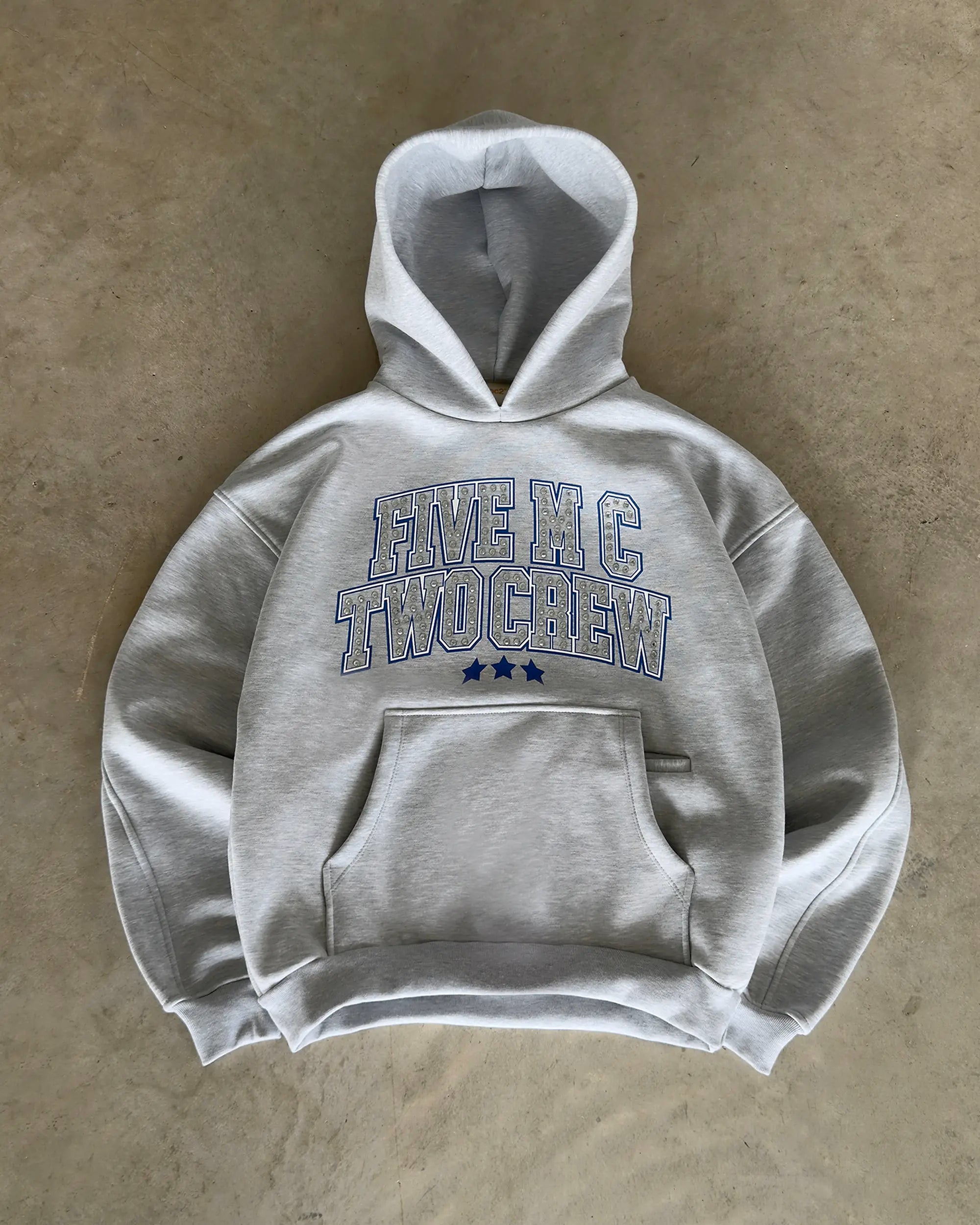 Heather Grey Crew Hoodie