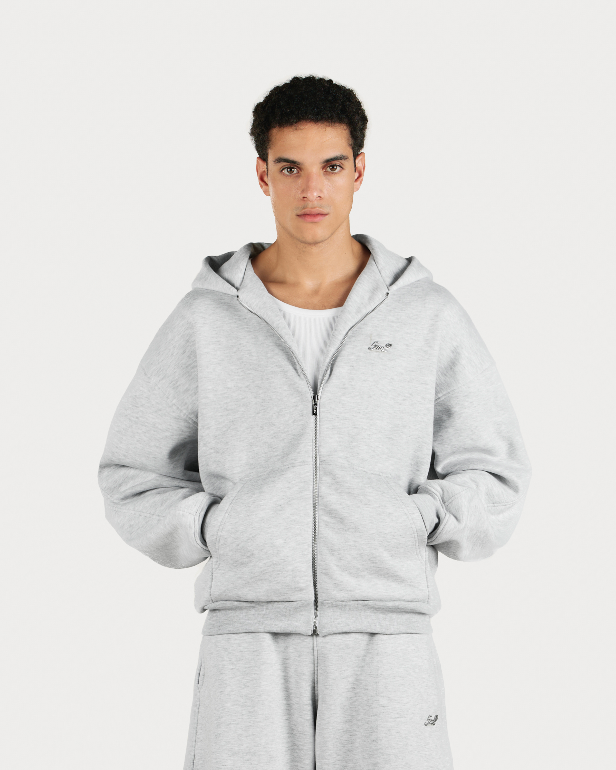 Champ Grey Zip Hoodie