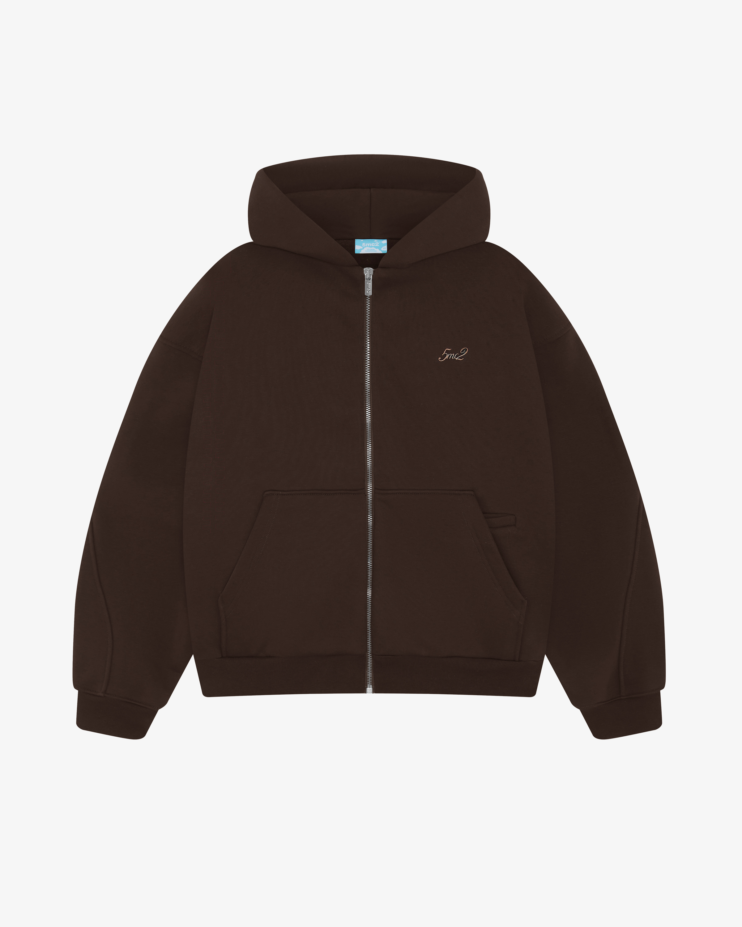 Choco Brown Zip Hoodie